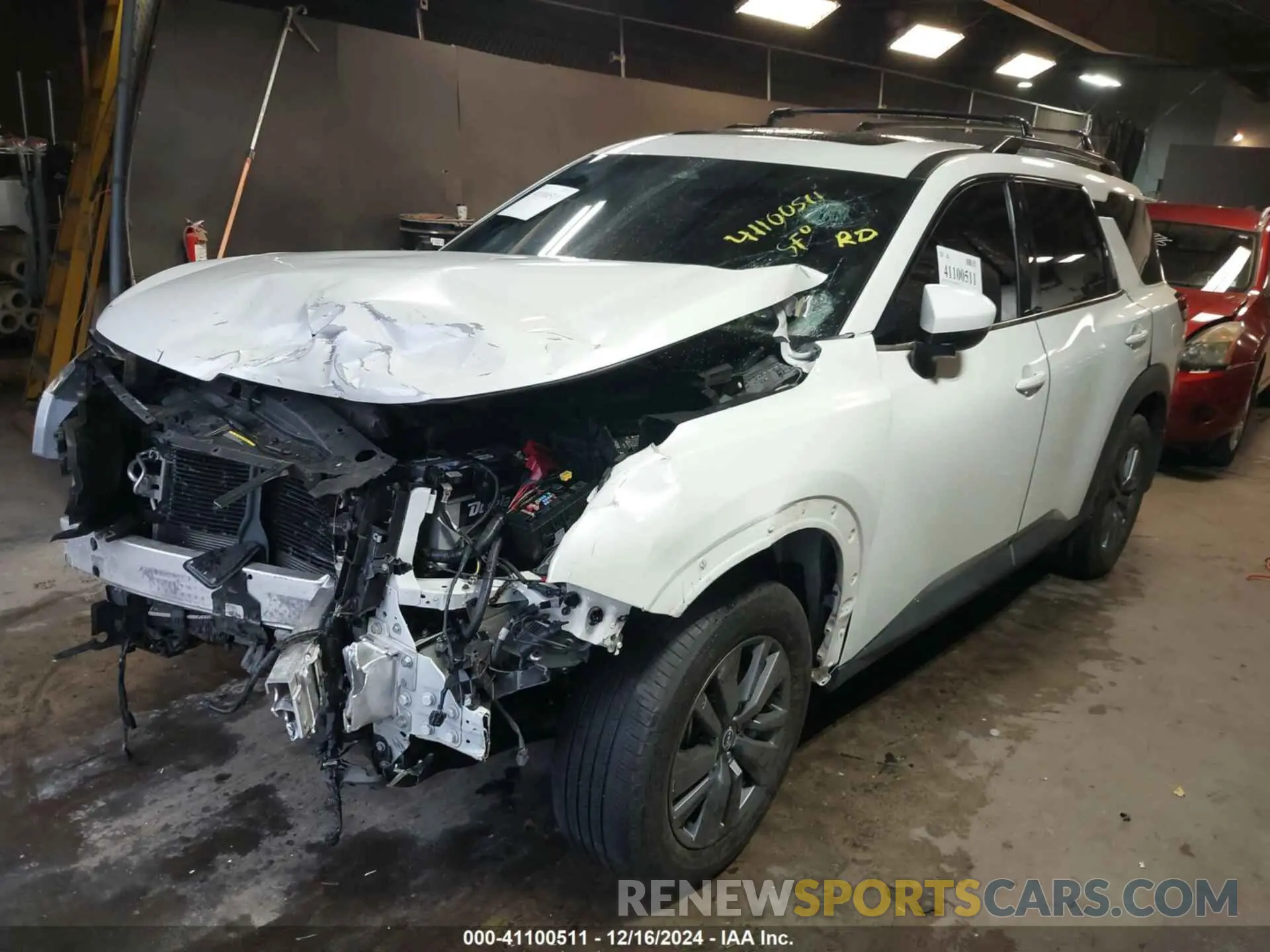 2 Photograph of a damaged car 5N1DR3BD2NC205295 NISSAN PATHFINDER 2022
