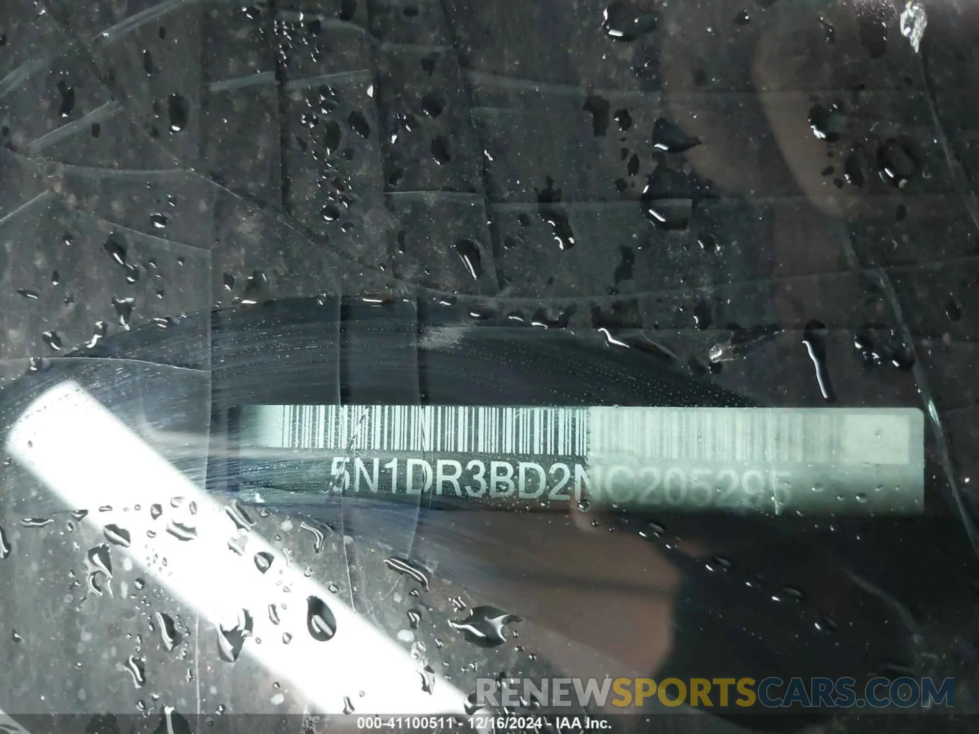 9 Photograph of a damaged car 5N1DR3BD2NC205295 NISSAN PATHFINDER 2022