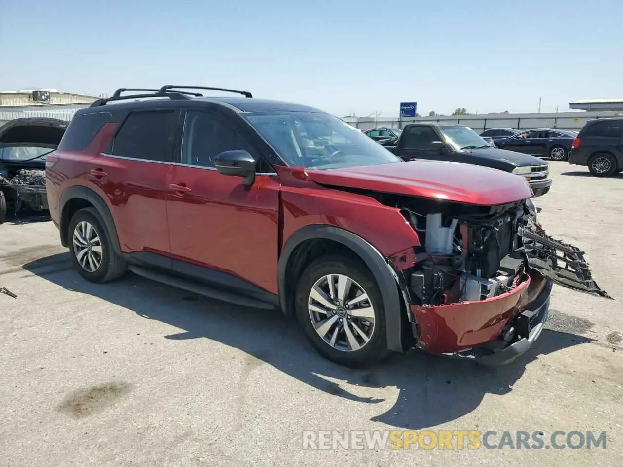 4 Photograph of a damaged car 5N1DR3CA2NC229794 NISSAN PATHFINDER 2022