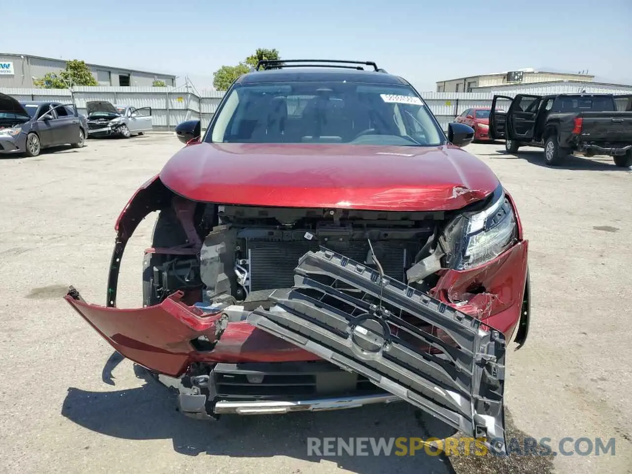 5 Photograph of a damaged car 5N1DR3CA2NC229794 NISSAN PATHFINDER 2022