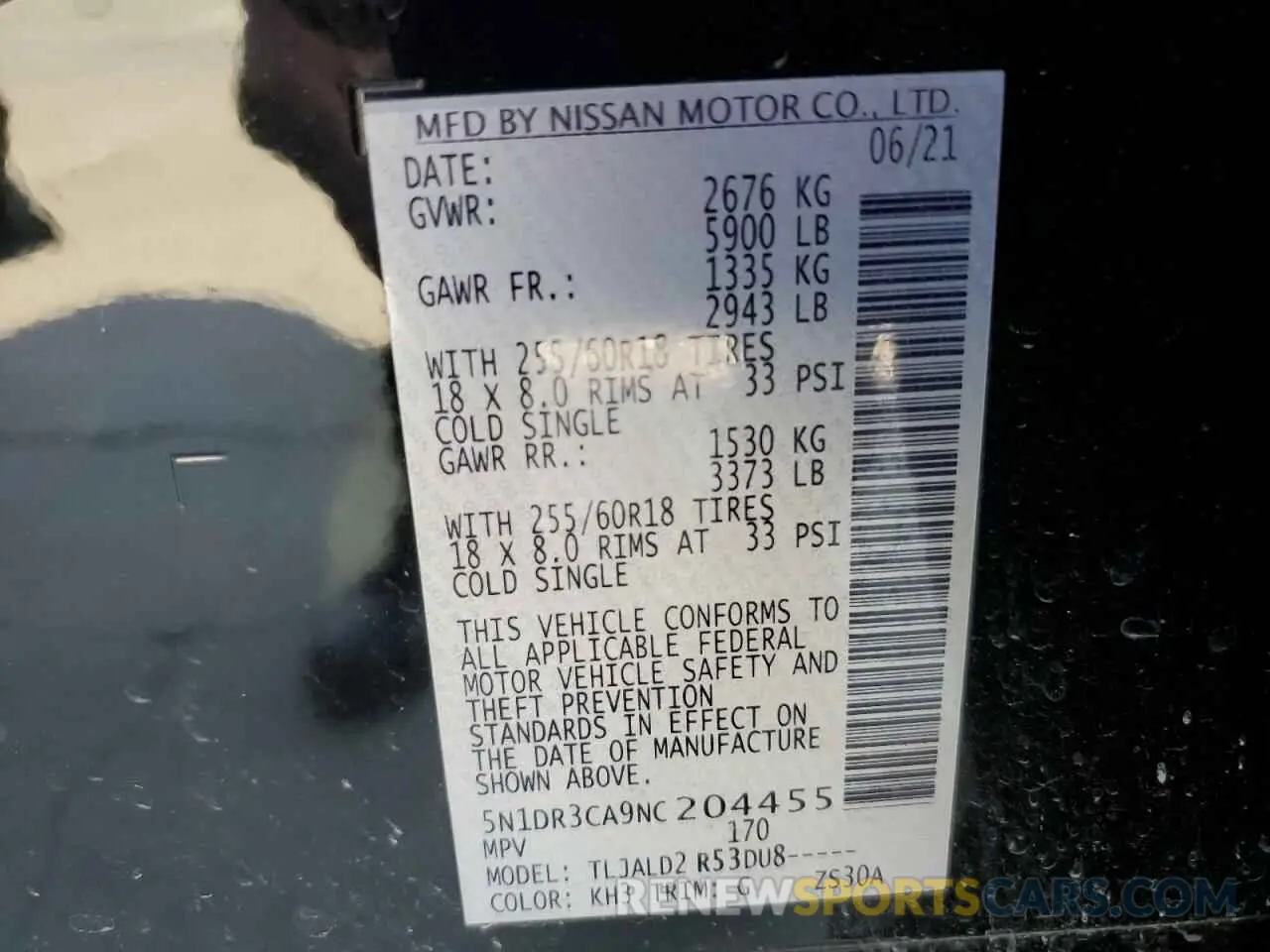15 Фотография поврежденного автомобиля 5N1DR3CA9NC204455 NISSAN PATHFINDER 2022