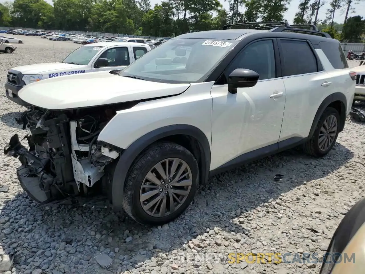 1 Photograph of a damaged car 5N1DR3CBXNC271686 NISSAN PATHFINDER 2022
