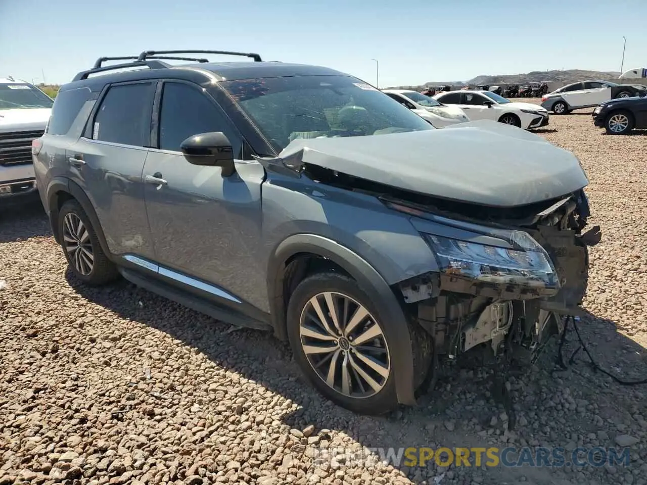 4 Фотография поврежденного автомобиля 5N1DR3DG7NC256203 NISSAN PATHFINDER 2022