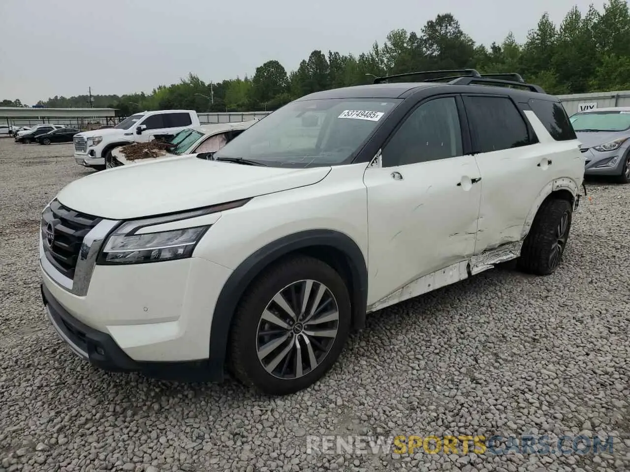 1 Photograph of a damaged car 5N1DR3DH8NC206161 NISSAN PATHFINDER 2022