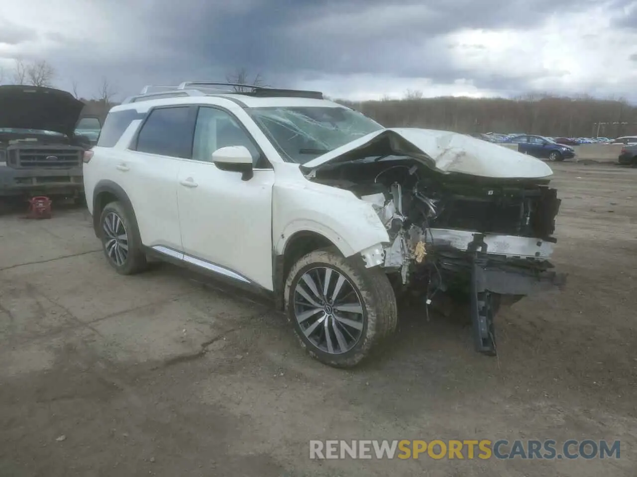 4 Фотография поврежденного автомобиля 5N1DR3DJ4NC263945 NISSAN PATHFINDER 2022