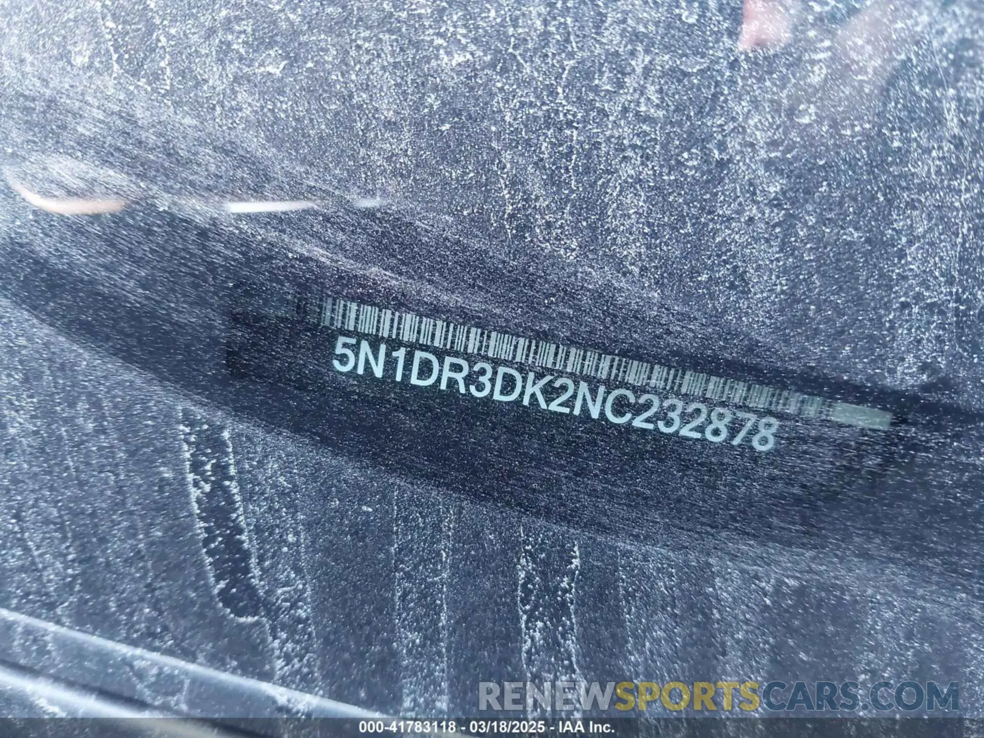 18 Фотография поврежденного автомобиля 5N1DR3DK2NC232878 NISSAN PATHFINDER 2022