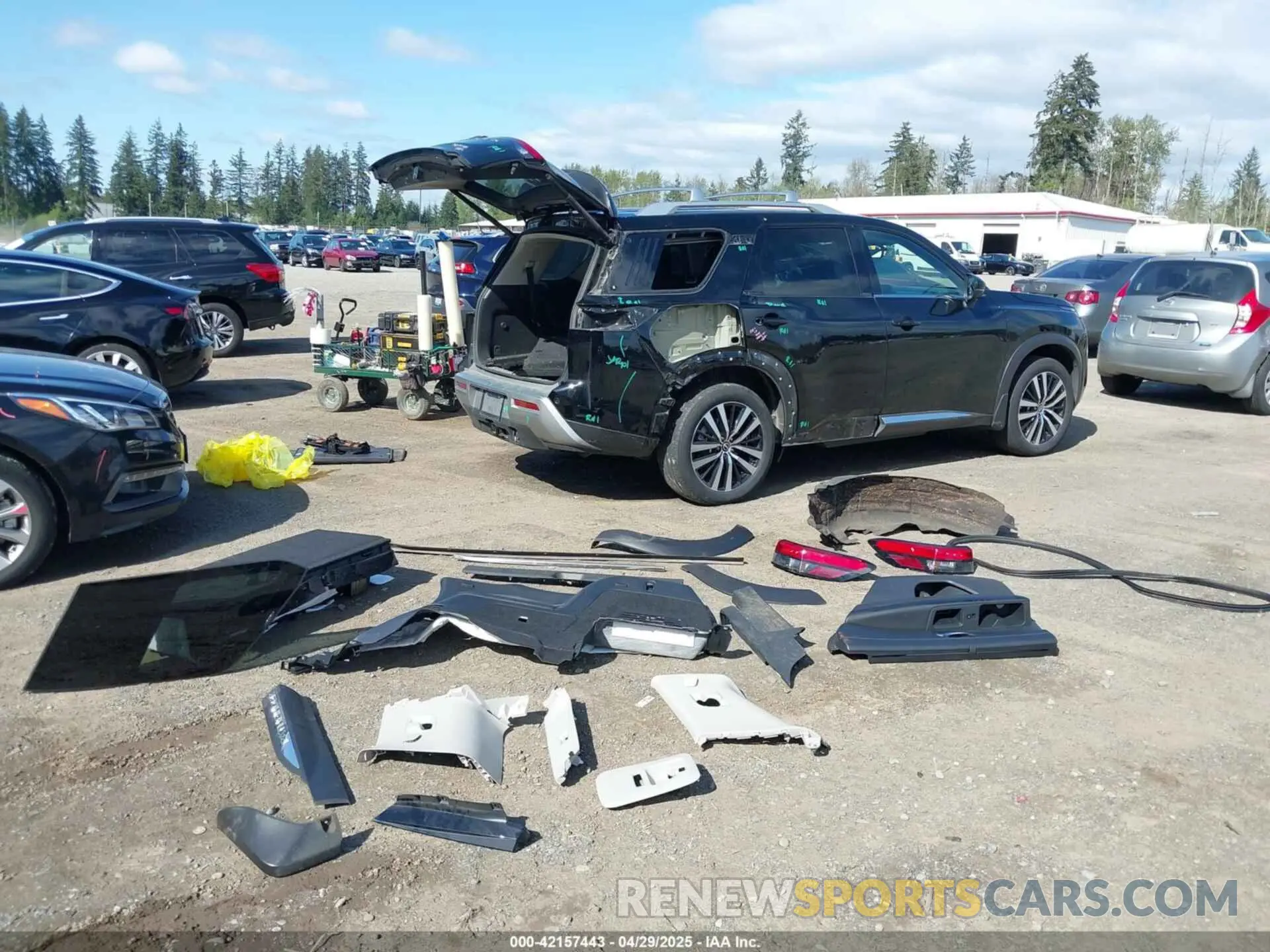 12 Photograph of a damaged car 5N1DR3DK8PC227655 NISSAN PATHFINDER 2023