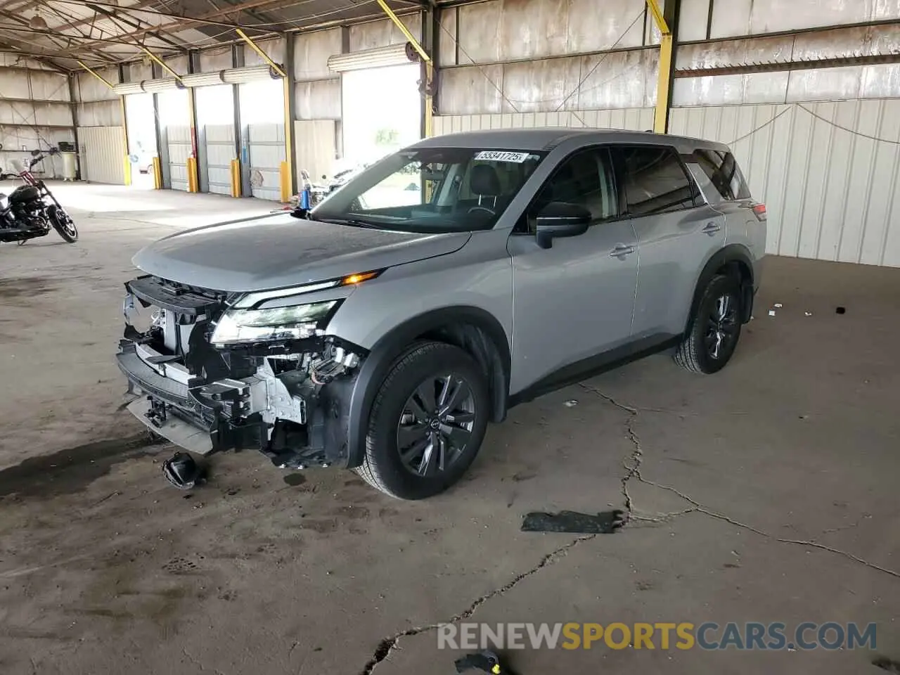 1 Photograph of a damaged car 5N1DR3AA0RC309202 NISSAN PATHFINDER 2024