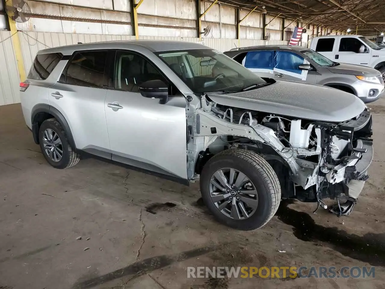 4 Photograph of a damaged car 5N1DR3AA0RC309202 NISSAN PATHFINDER 2024