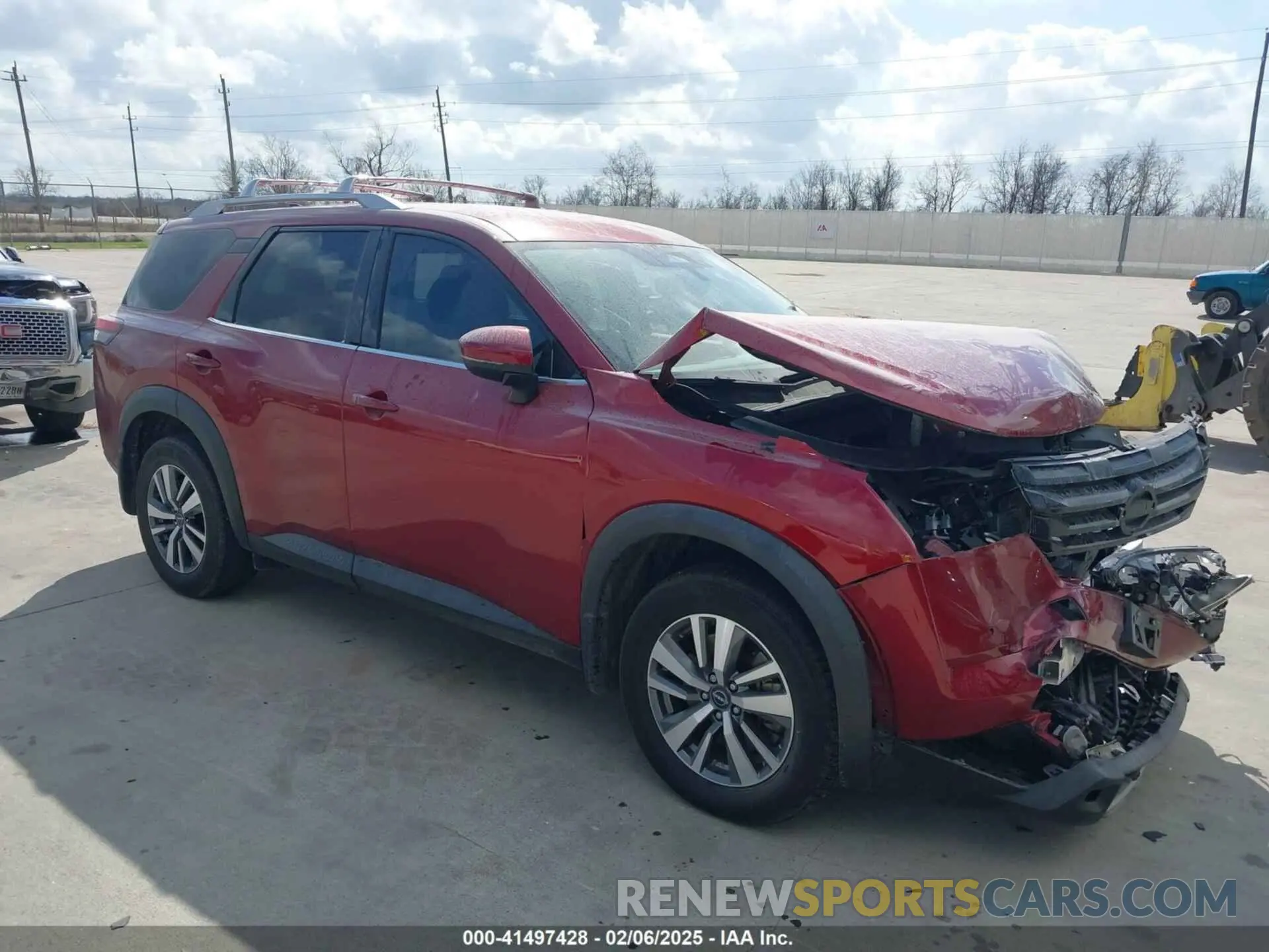 1 Photograph of a damaged car 5N1DR3CAXRC205300 NISSAN PATHFINDER 2024
