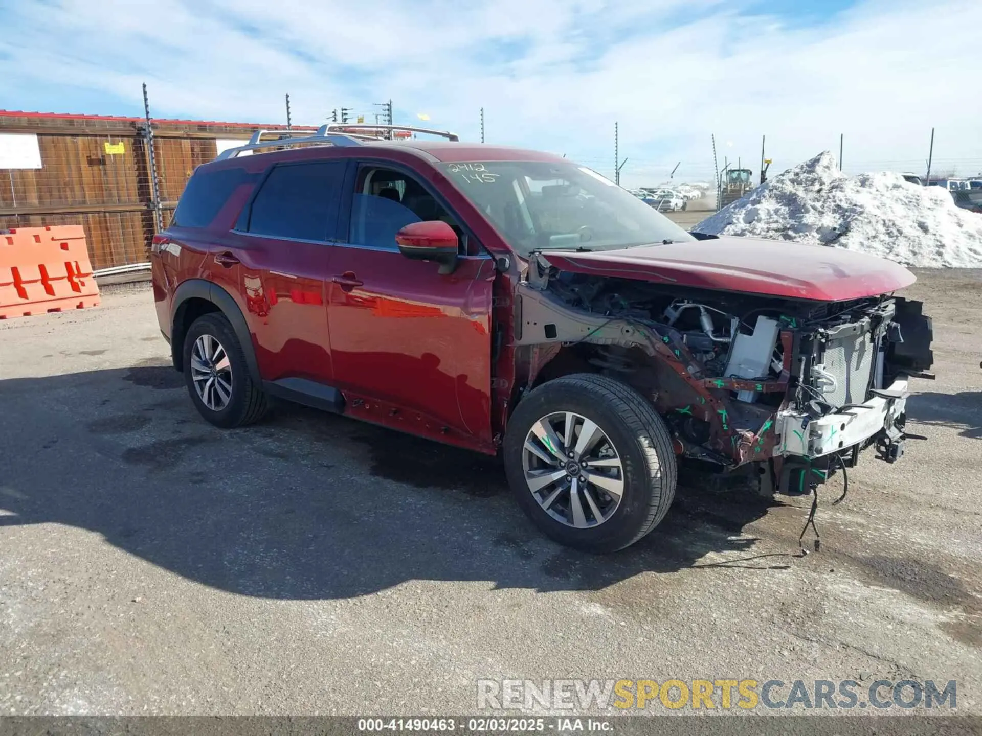 1 Photograph of a damaged car 5N1DR3CC2RC260325 NISSAN PATHFINDER 2024