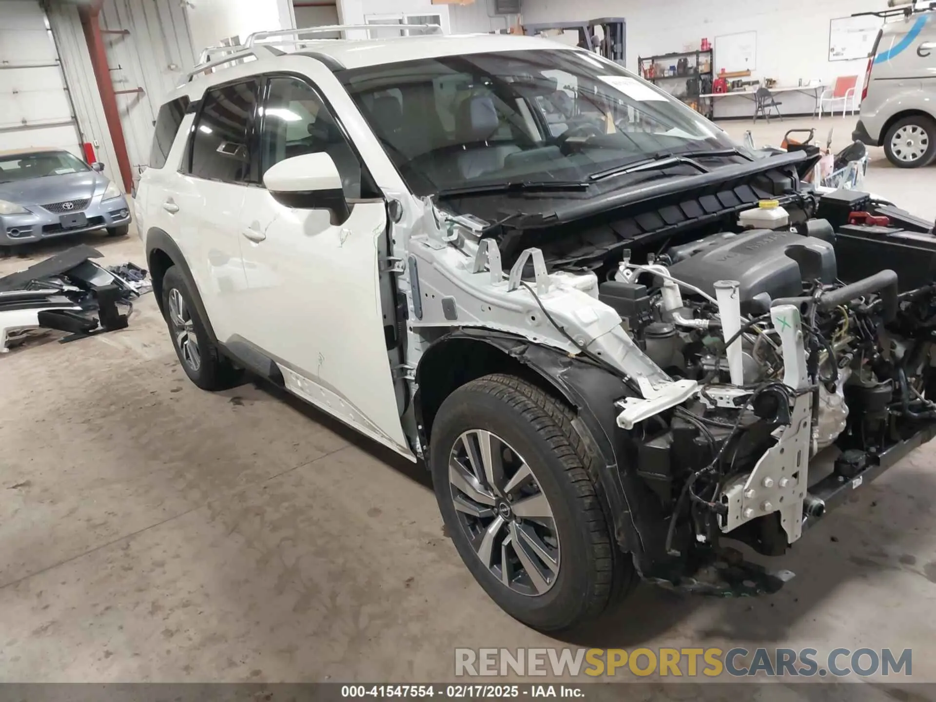 1 Photograph of a damaged car 5N1DR3CC4RC227181 NISSAN PATHFINDER 2024