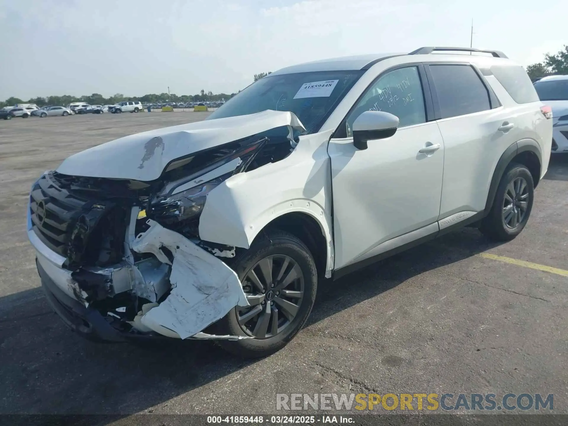 2 Photograph of a damaged car 5N1DR3BA6SC227415 NISSAN PATHFINDER 2025