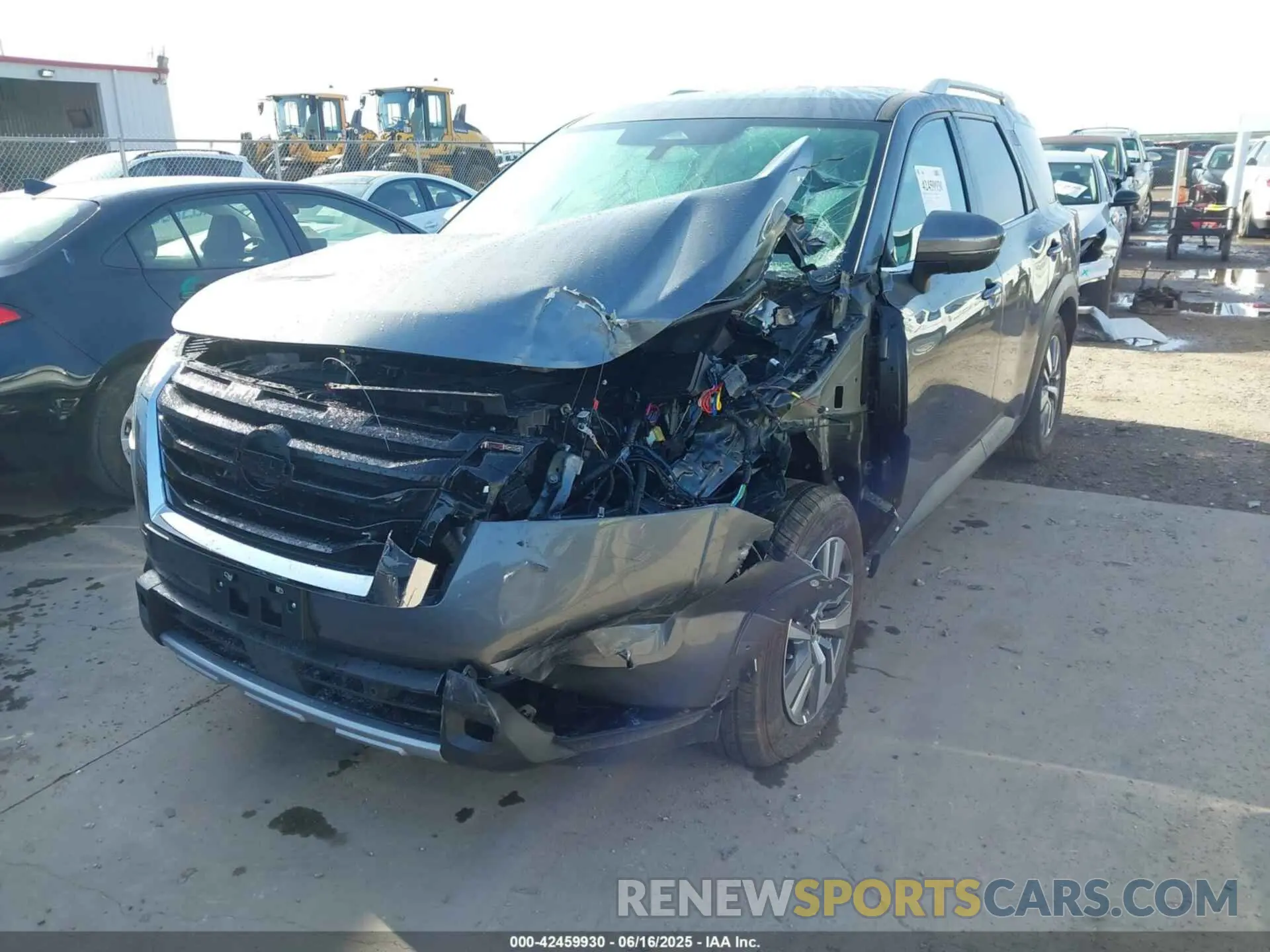 2 Photograph of a damaged car 5N1DR3CA8SC249835 NISSAN PATHFINDER 2025