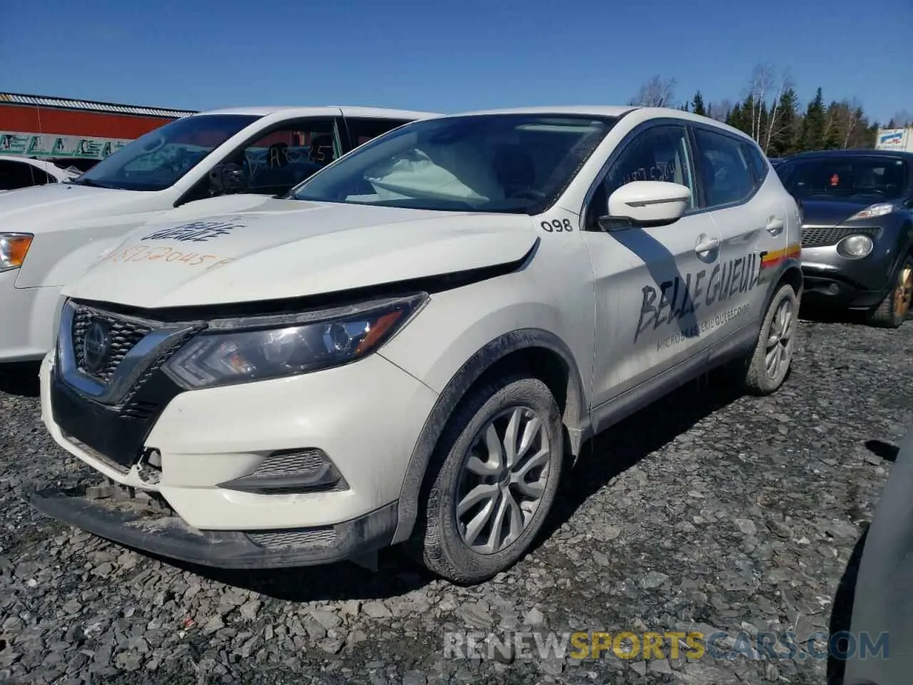 1 Фотография поврежденного автомобиля JN1BJ1AV7PW000299 NISSAN QASHQAI S 2023