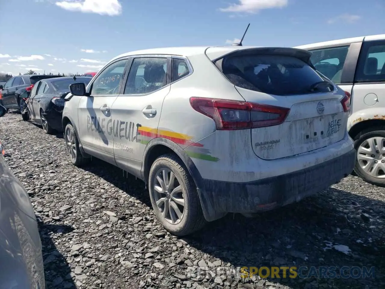 2 Фотография поврежденного автомобиля JN1BJ1AV7PW000299 NISSAN QASHQAI S 2023