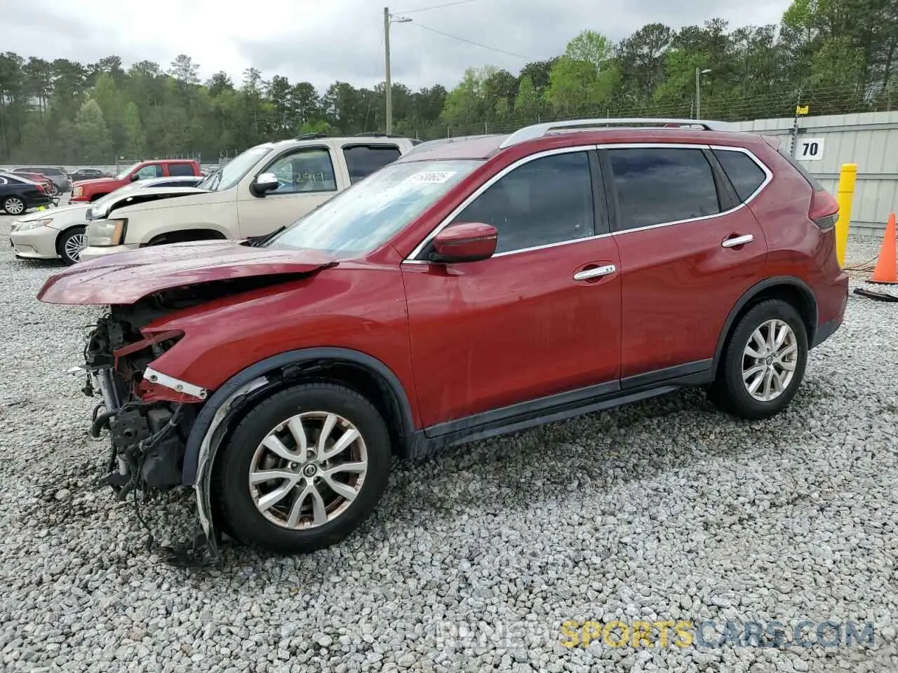 1 Photograph of a damaged car 5N1AT2MT0KC746568 NISSAN ROGUE 2019