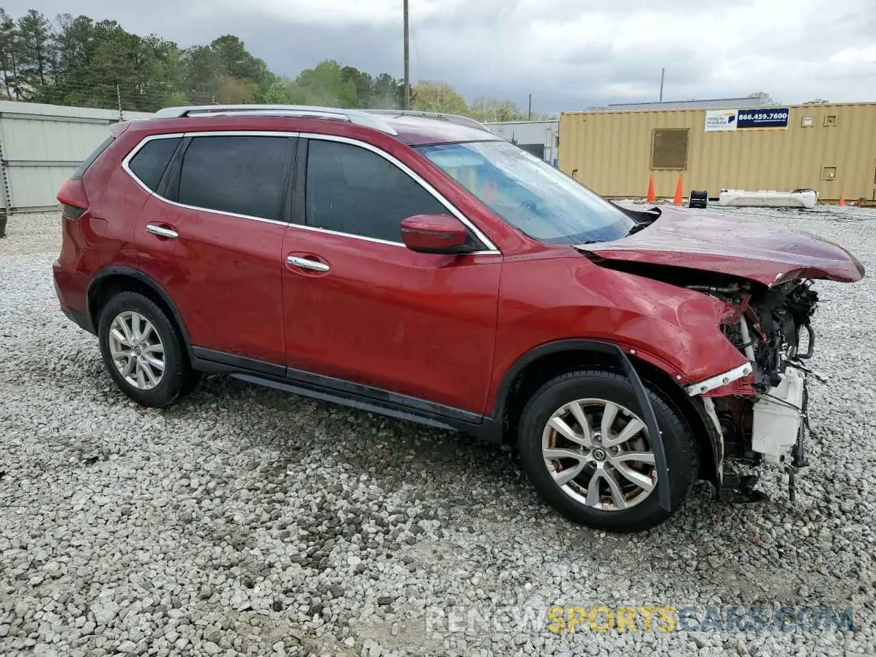 4 Photograph of a damaged car 5N1AT2MT0KC746568 NISSAN ROGUE 2019