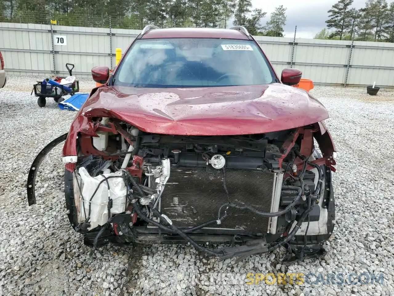 5 Photograph of a damaged car 5N1AT2MT0KC746568 NISSAN ROGUE 2019