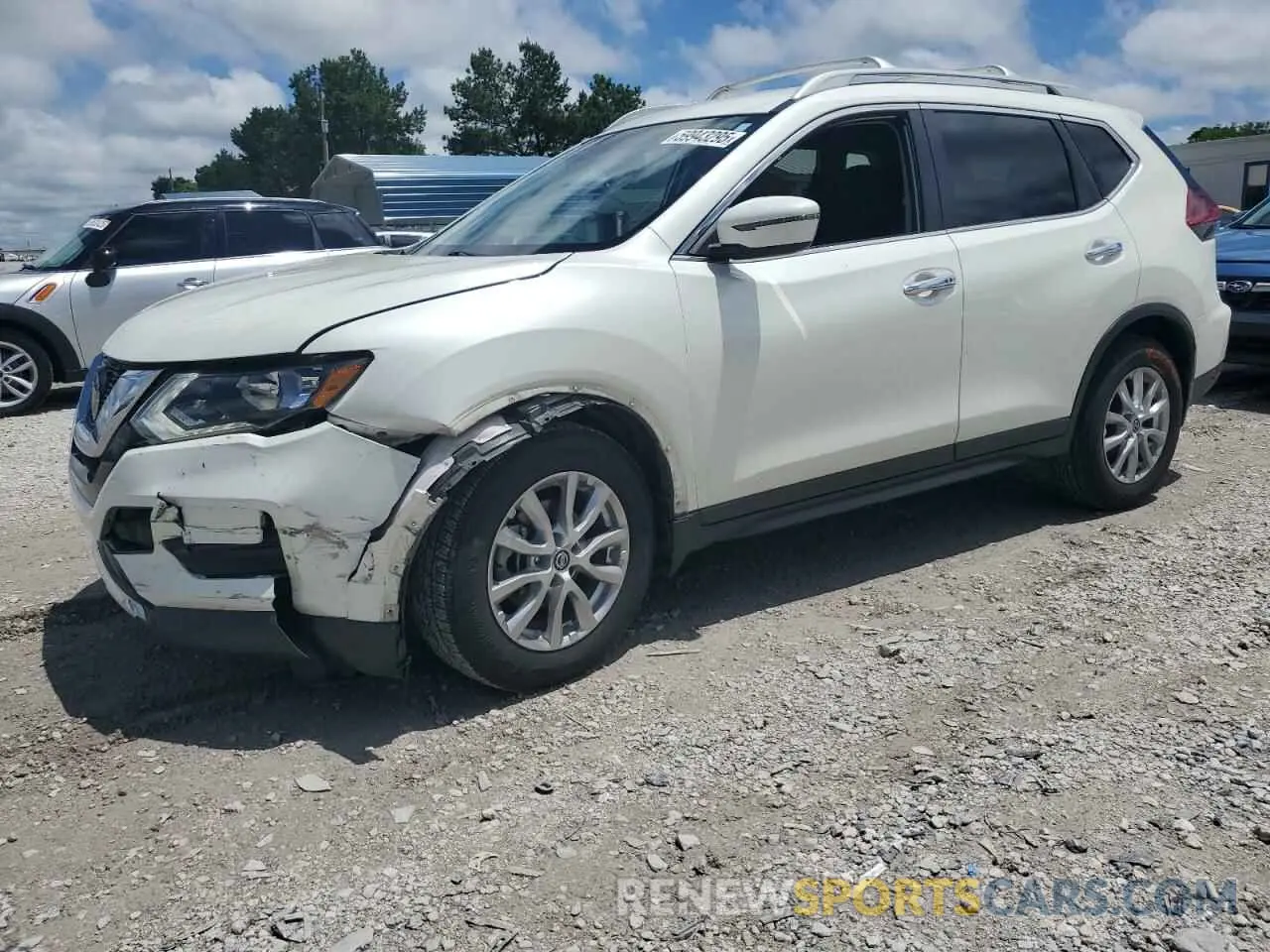 1 Photograph of a damaged car 5N1AT2MT1KC727303 NISSAN ROGUE 2019