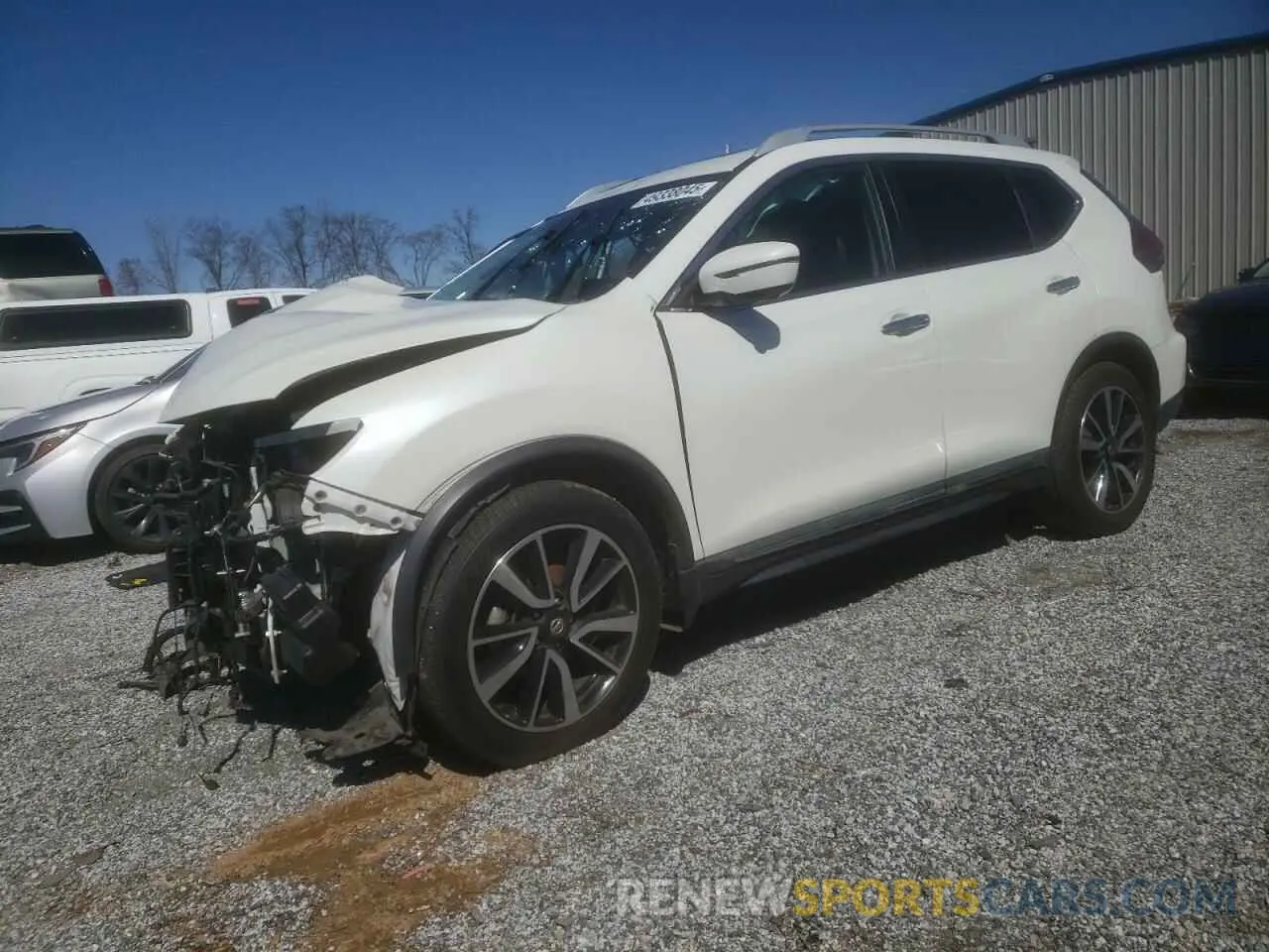 1 Photograph of a damaged car 5N1AT2MT2KC823845 NISSAN ROGUE 2019