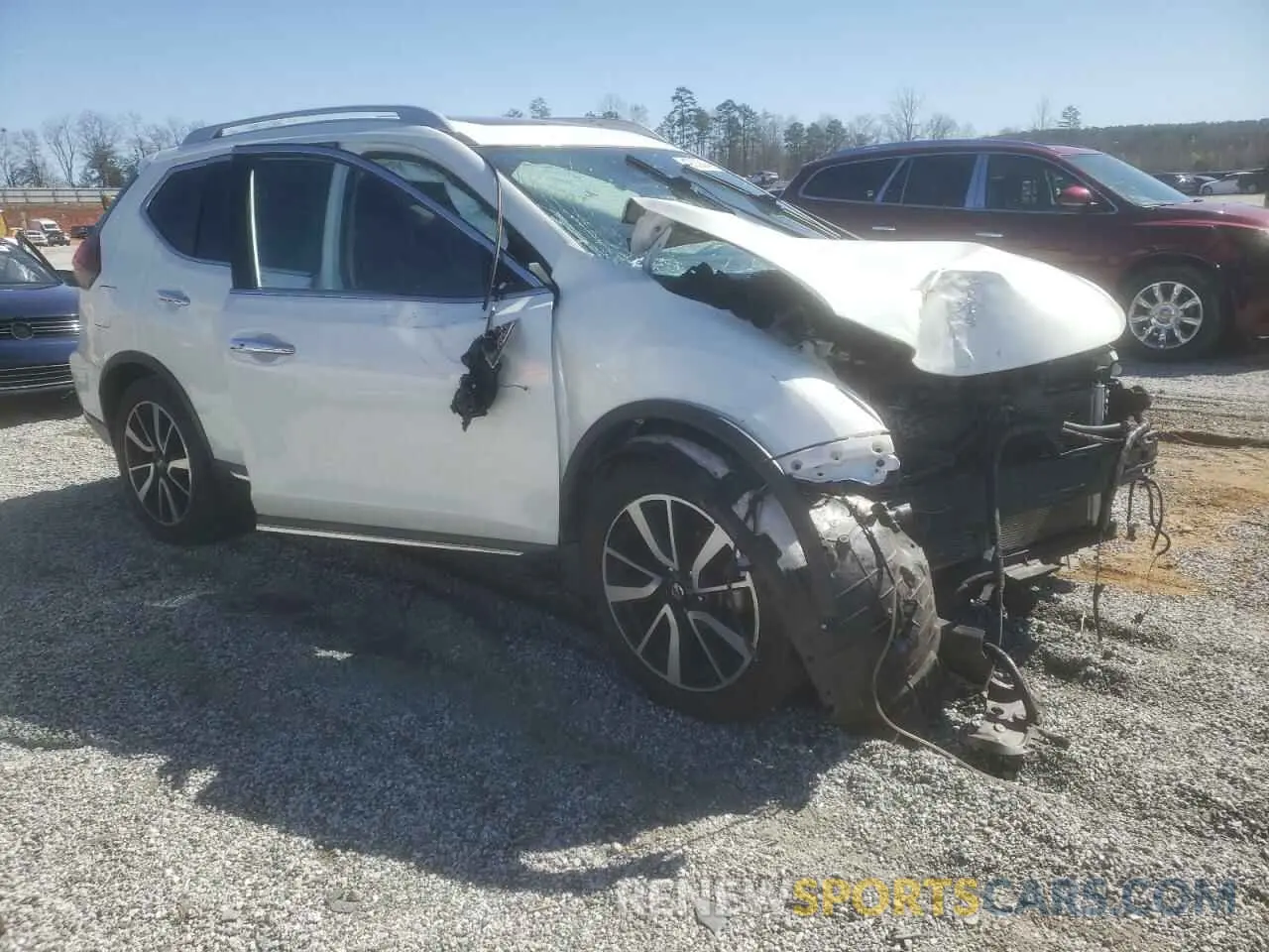 4 Photograph of a damaged car 5N1AT2MT2KC823845 NISSAN ROGUE 2019