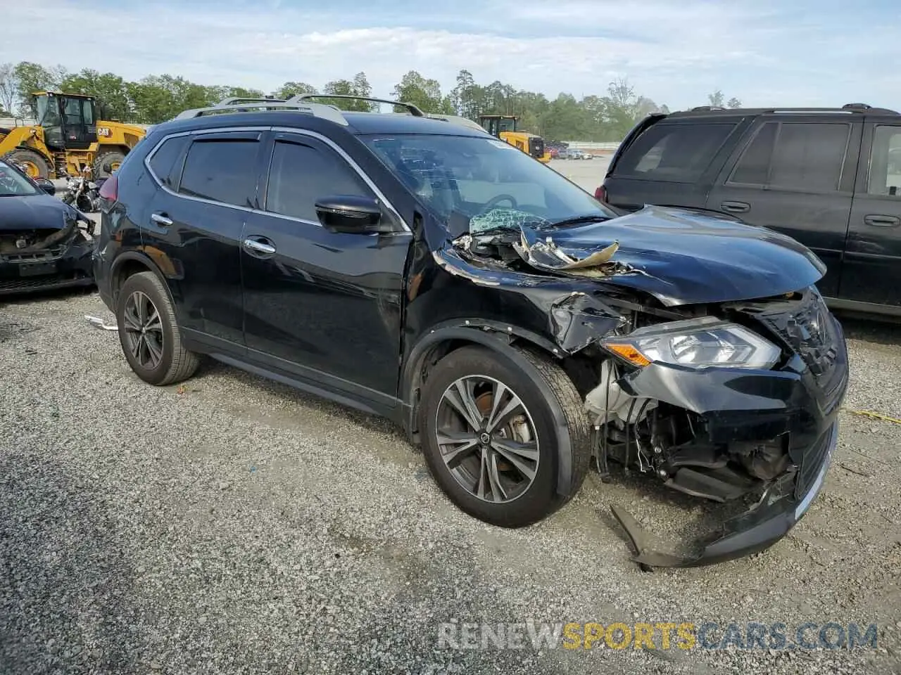 4 Photograph of a damaged car 5N1AT2MT2KC837955 NISSAN ROGUE 2019