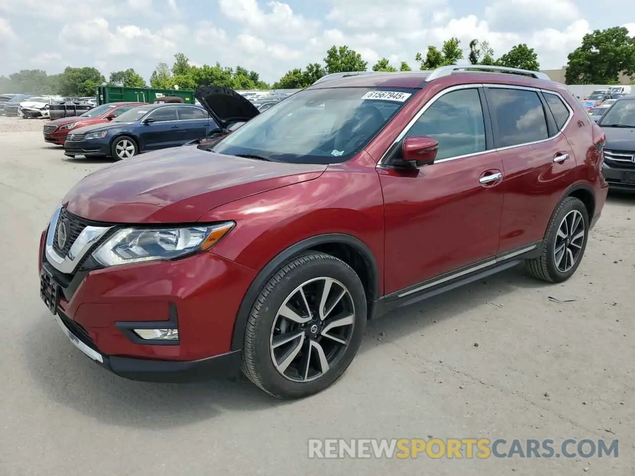 1 Photograph of a damaged car 5N1AT2MT3KC832358 NISSAN ROGUE 2019