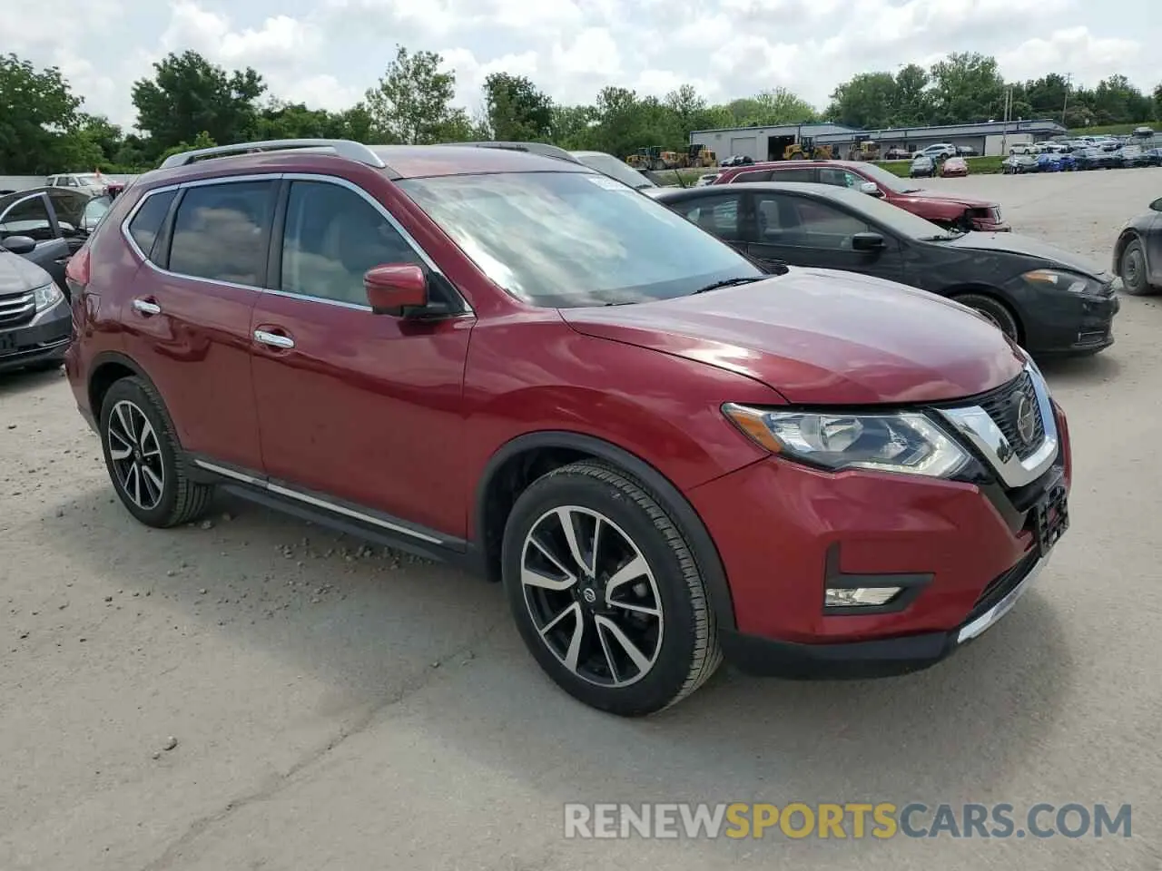 4 Photograph of a damaged car 5N1AT2MT3KC832358 NISSAN ROGUE 2019