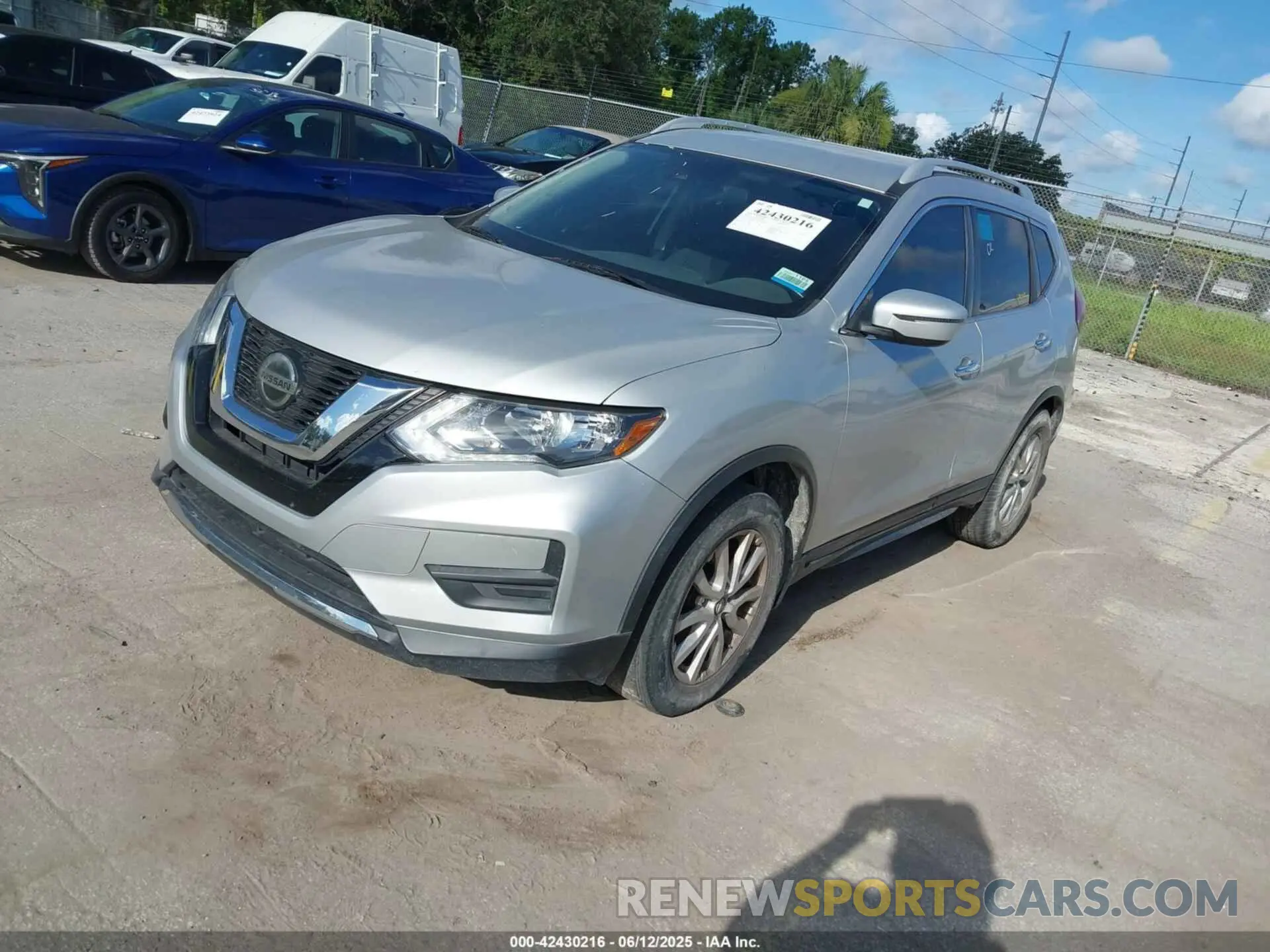 2 Photograph of a damaged car 5N1AT2MT4KC744340 NISSAN ROGUE 2019