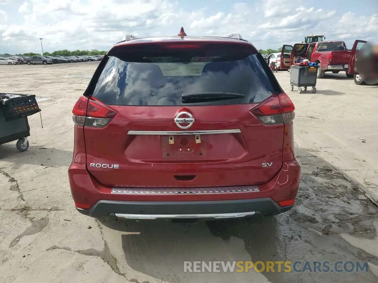 6 Photograph of a damaged car 5N1AT2MT6KC717379 NISSAN ROGUE 2019