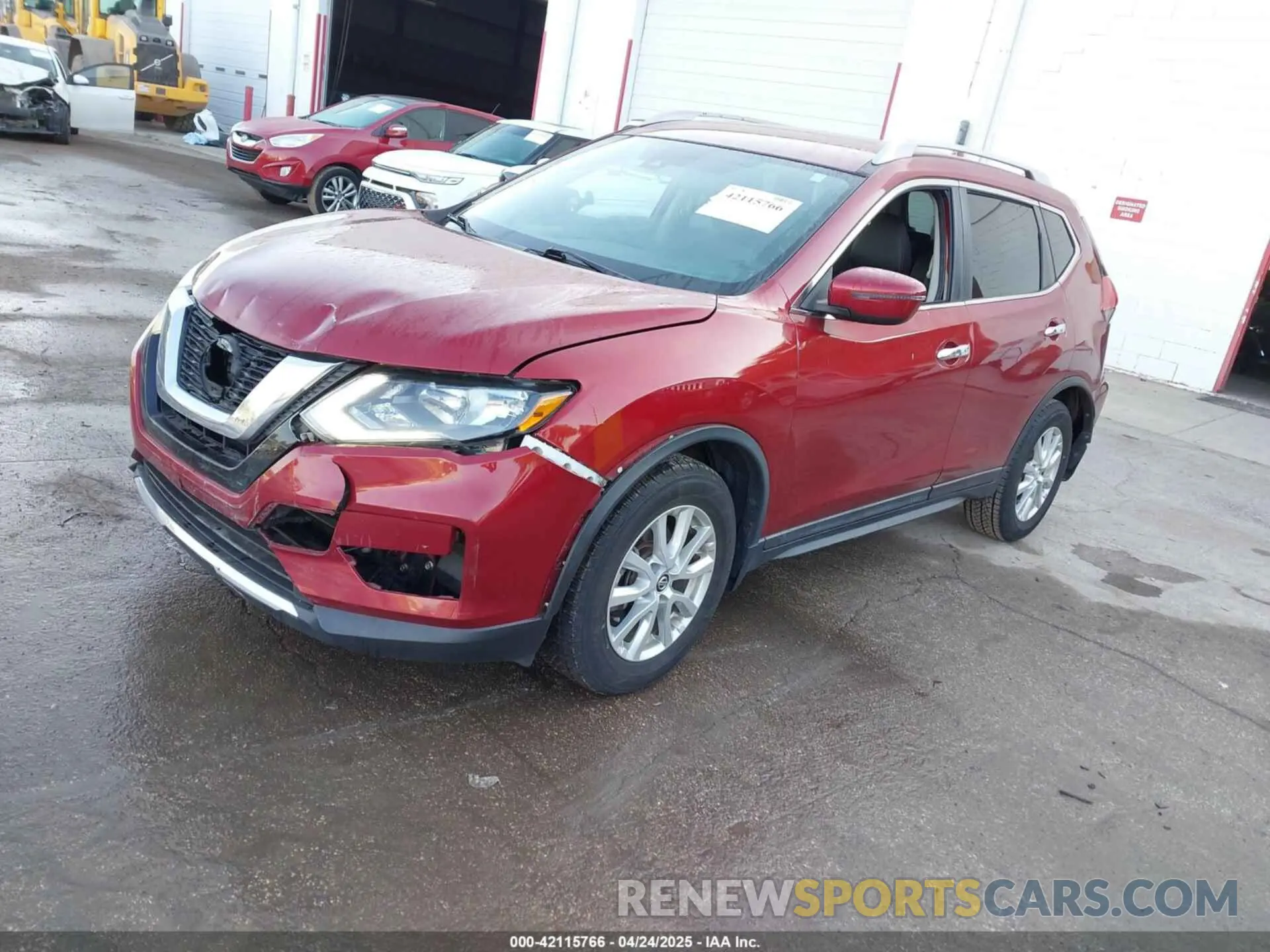 2 Photograph of a damaged car 5N1AT2MT6KC723019 NISSAN ROGUE 2019