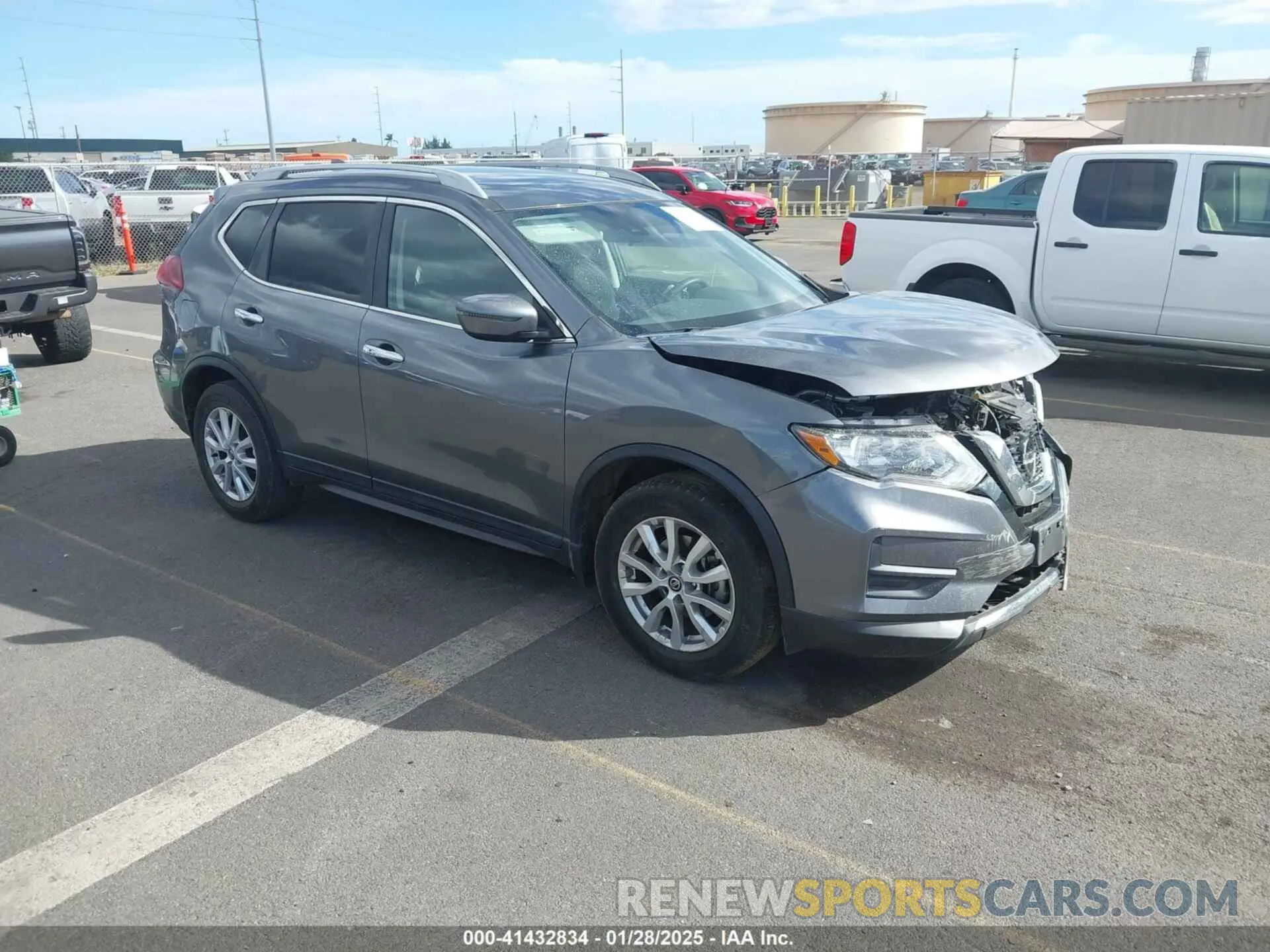 1 Photograph of a damaged car 5N1AT2MT7KC708657 NISSAN ROGUE 2019
