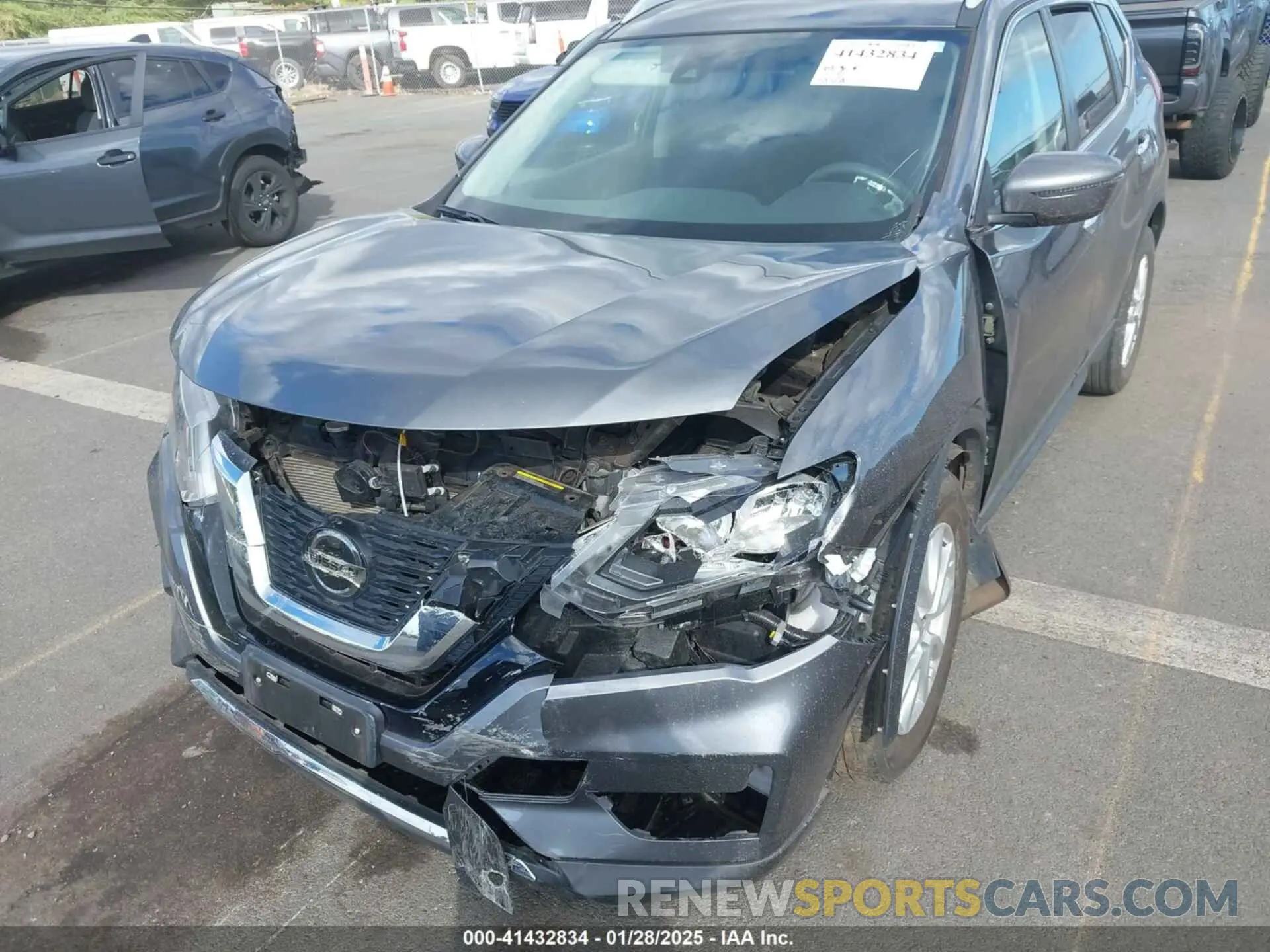 6 Photograph of a damaged car 5N1AT2MT7KC708657 NISSAN ROGUE 2019