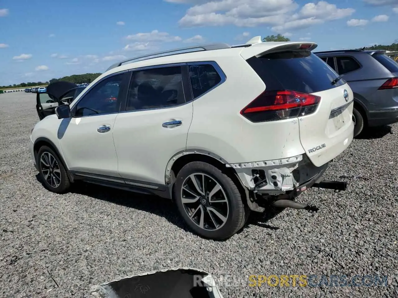 2 Photograph of a damaged car 5N1AT2MT7KC721229 NISSAN ROGUE 2019