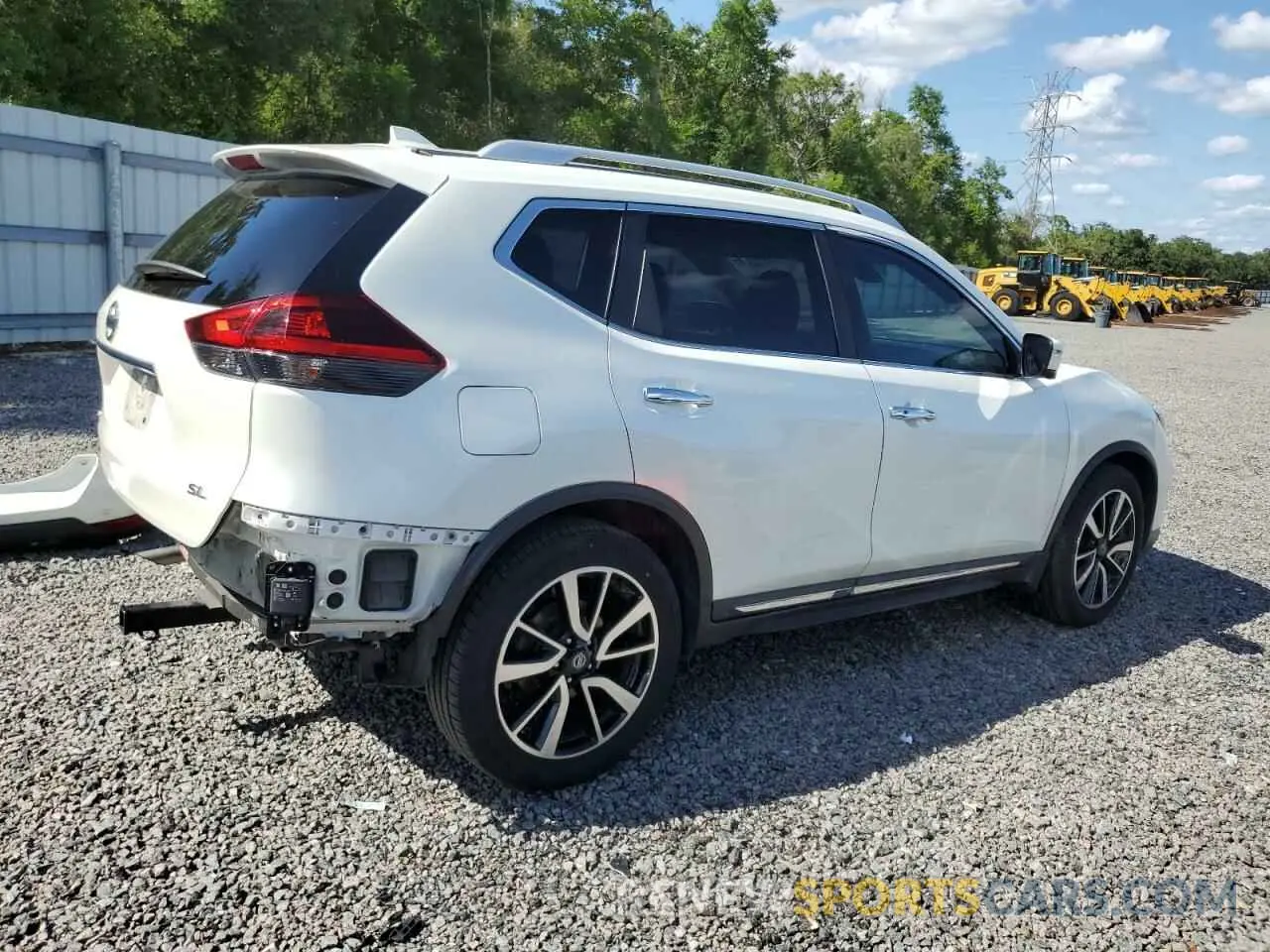3 Photograph of a damaged car 5N1AT2MT7KC721229 NISSAN ROGUE 2019