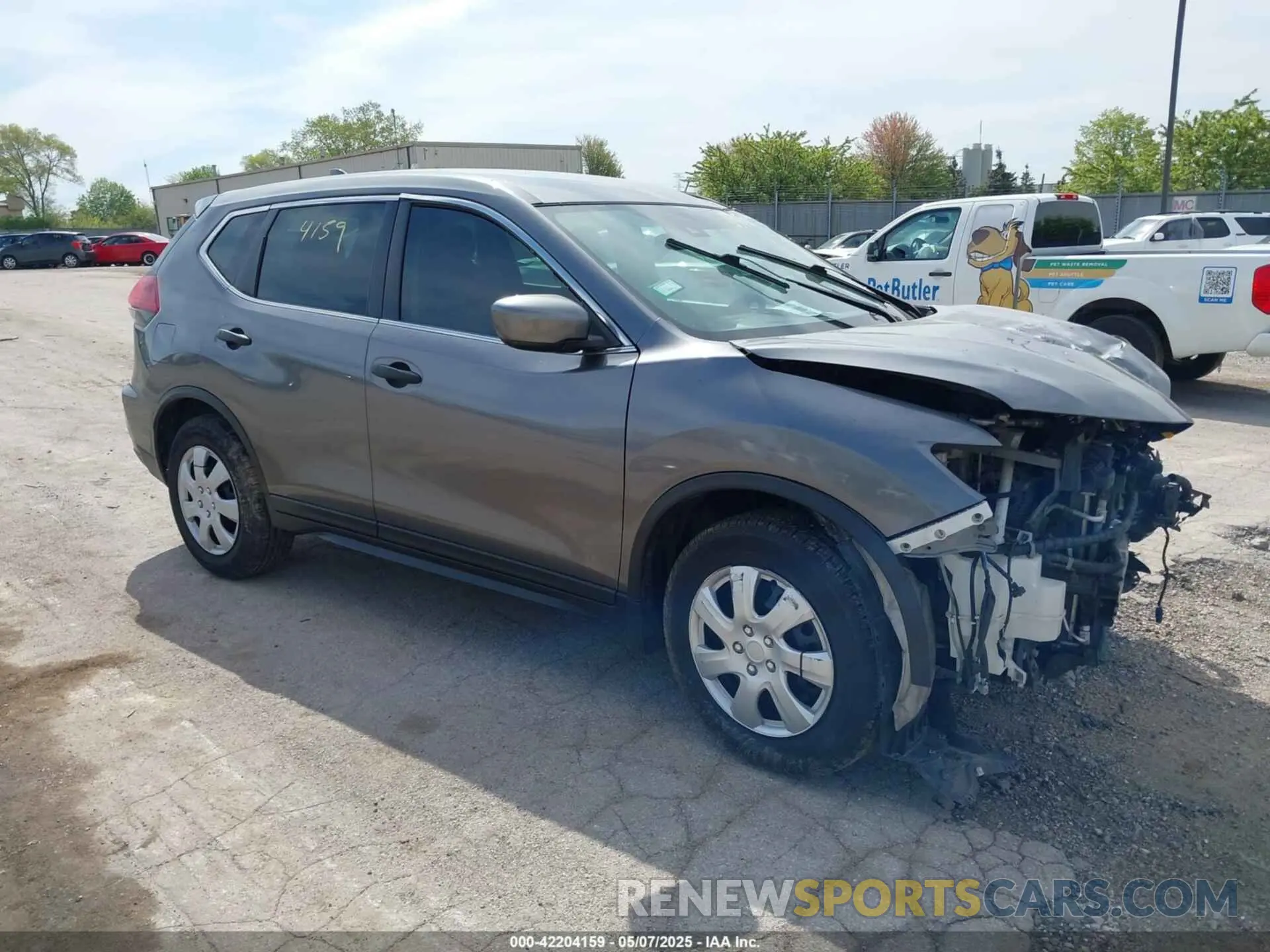 1 Photograph of a damaged car 5N1AT2MT7KC747698 NISSAN ROGUE 2019