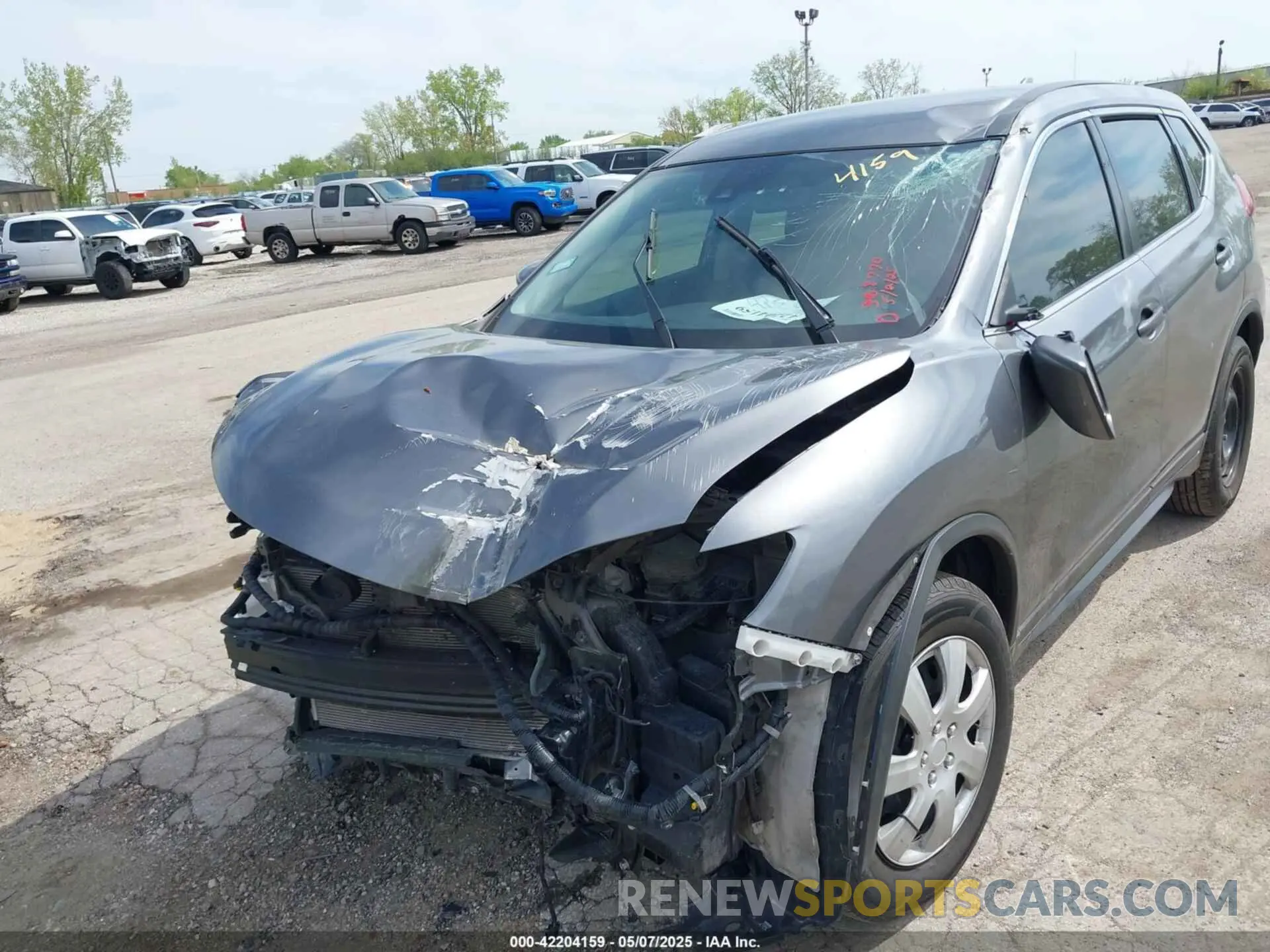 6 Photograph of a damaged car 5N1AT2MT7KC747698 NISSAN ROGUE 2019
