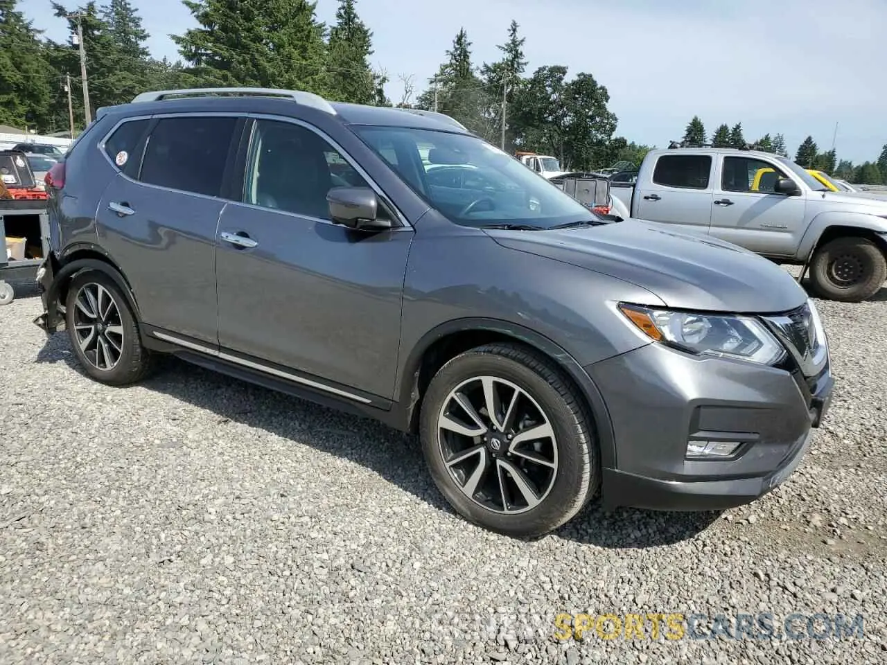 4 Photograph of a damaged car 5N1AT2MT7KC760001 NISSAN ROGUE 2019