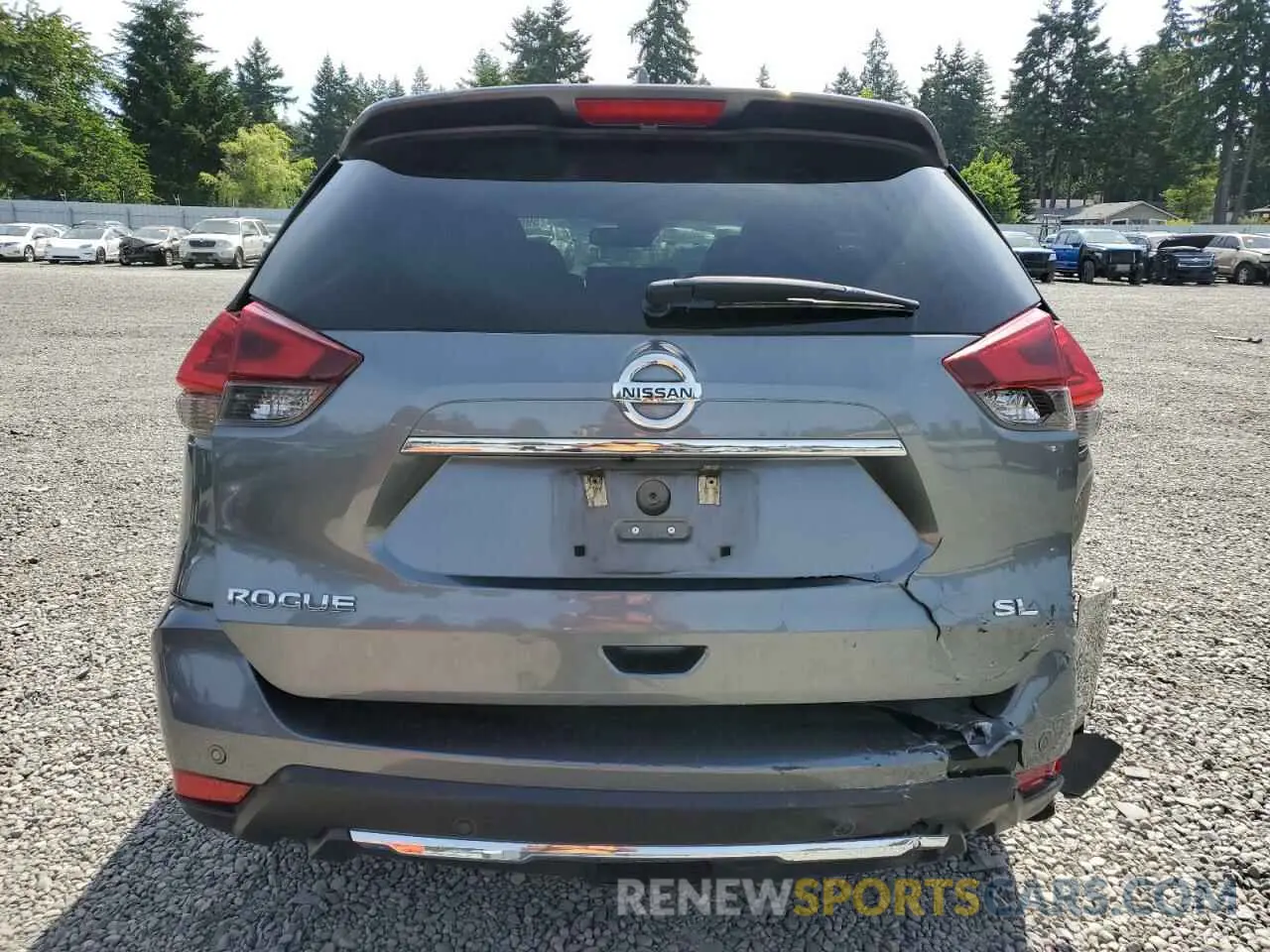 6 Photograph of a damaged car 5N1AT2MT7KC760001 NISSAN ROGUE 2019