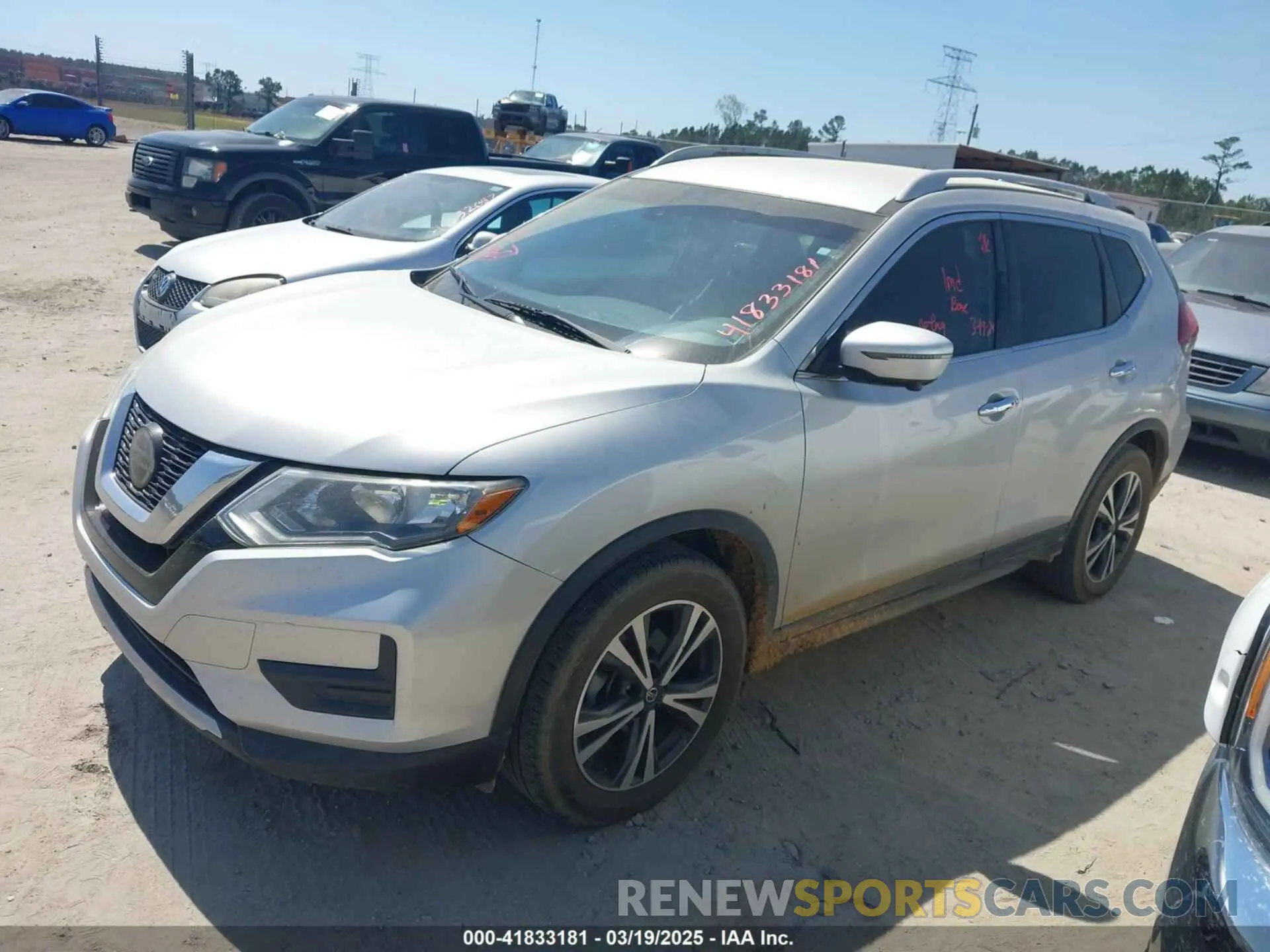 2 Photograph of a damaged car 5N1AT2MT8KC761268 NISSAN ROGUE 2019