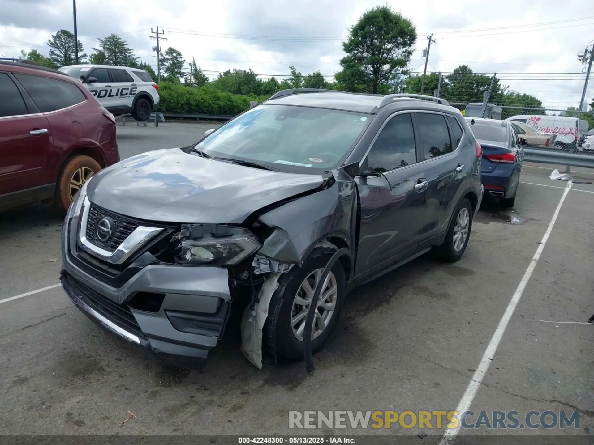 2 Photograph of a damaged car 5N1AT2MT8KC766342 NISSAN ROGUE 2019