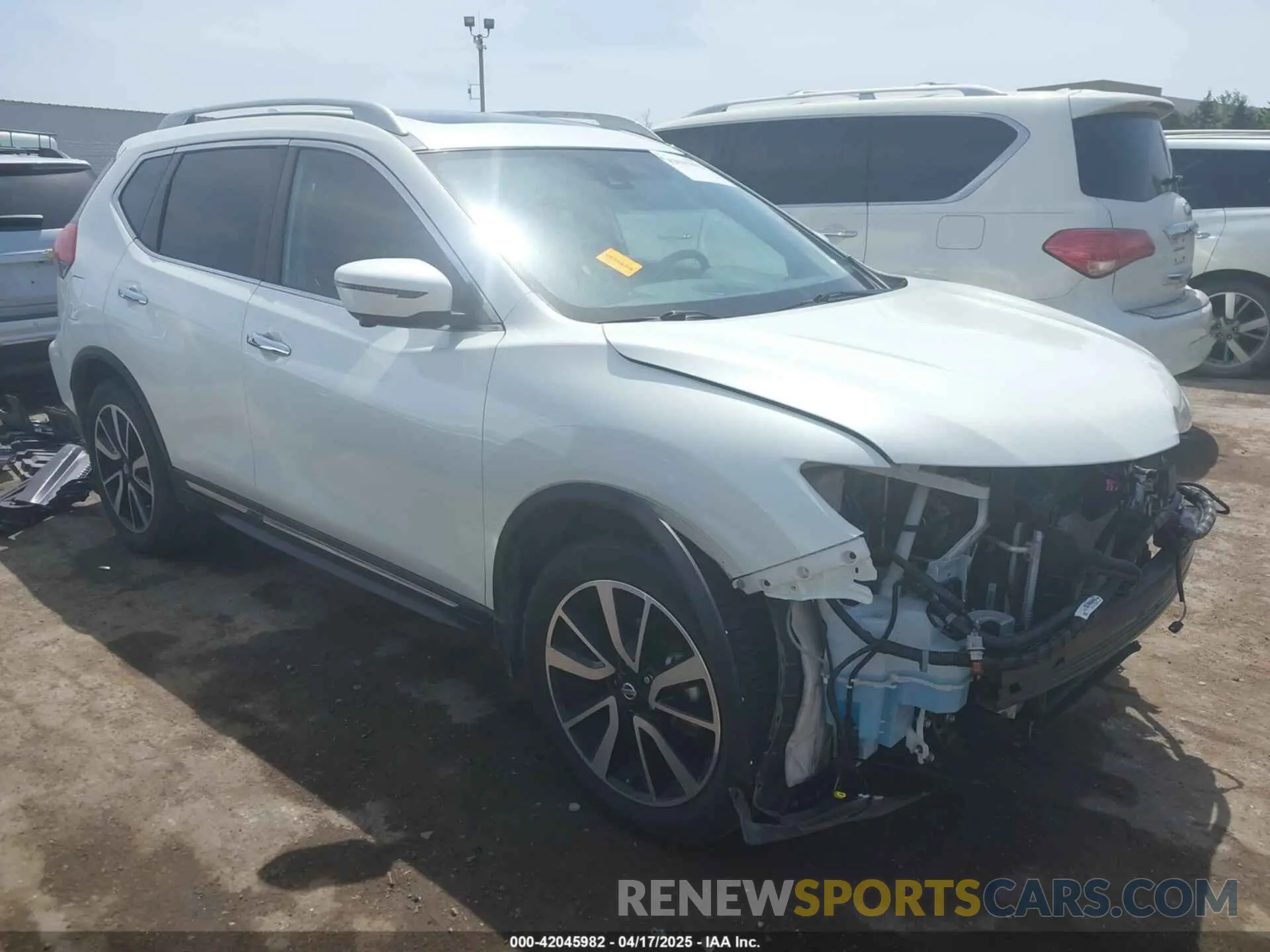 1 Photograph of a damaged car 5N1AT2MT8KC805074 NISSAN ROGUE 2019