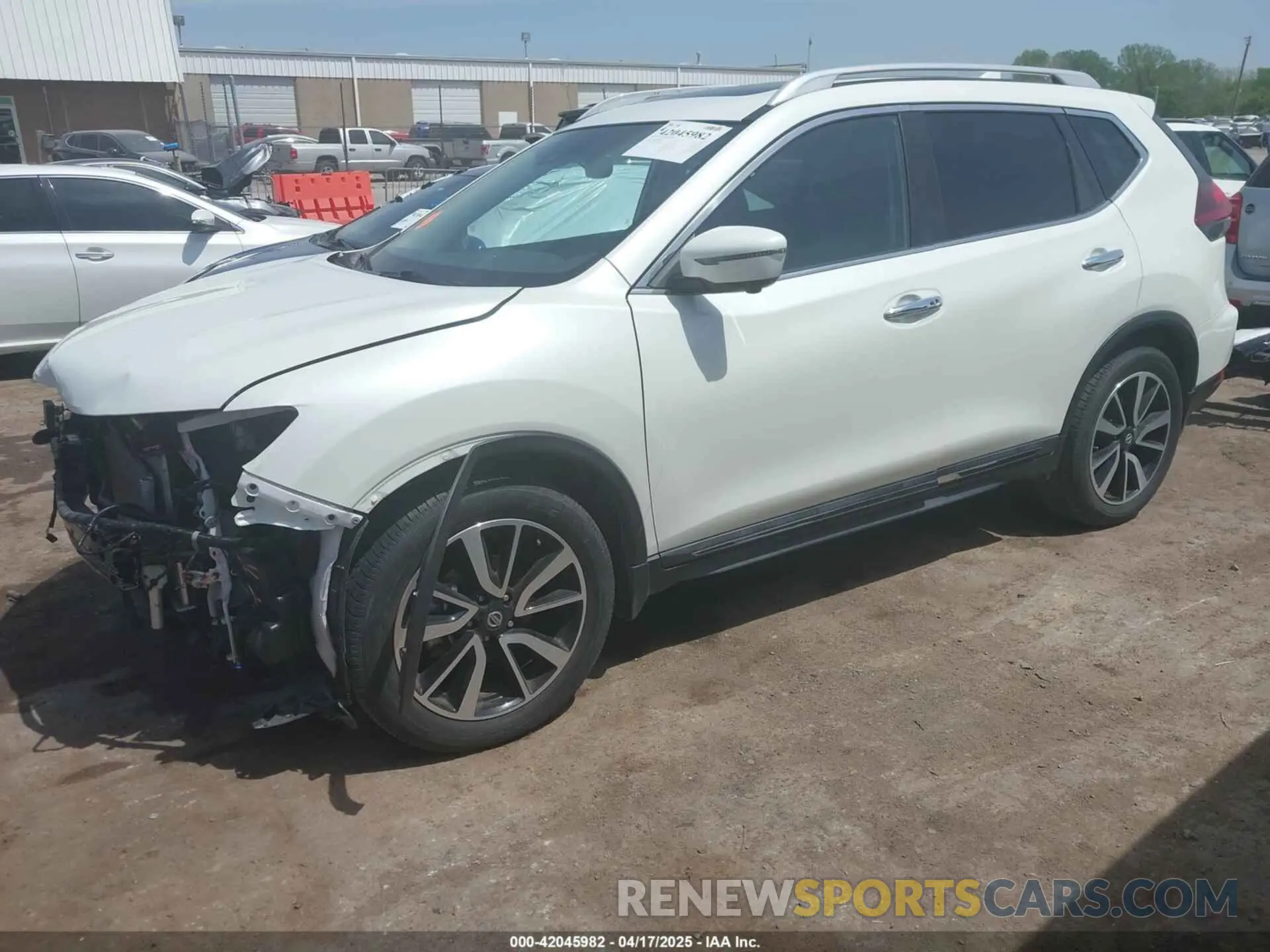 2 Photograph of a damaged car 5N1AT2MT8KC805074 NISSAN ROGUE 2019