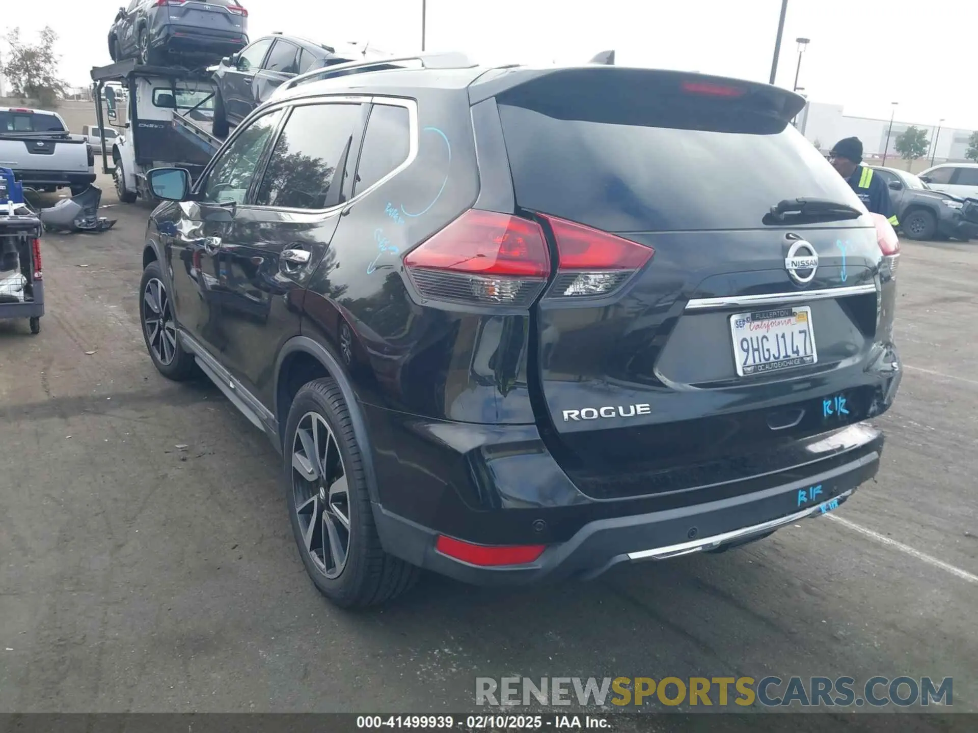 3 Photograph of a damaged car 5N1AT2MT9KC749923 NISSAN ROGUE 2019