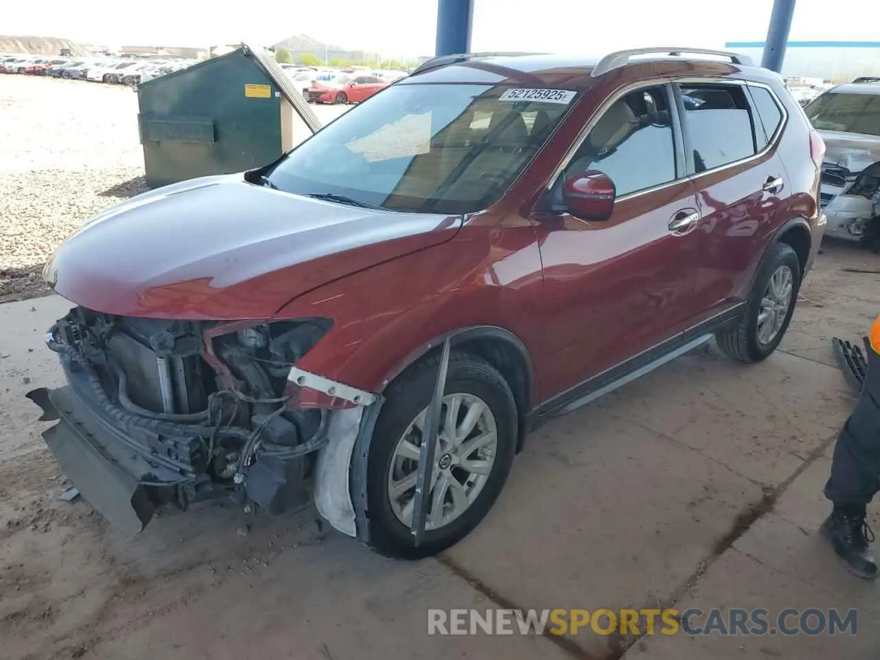 1 Photograph of a damaged car 5N1AT2MT9KC766964 NISSAN ROGUE 2019
