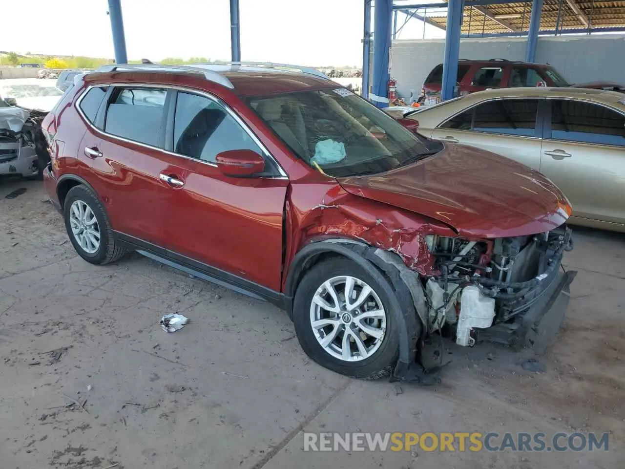 4 Photograph of a damaged car 5N1AT2MT9KC766964 NISSAN ROGUE 2019