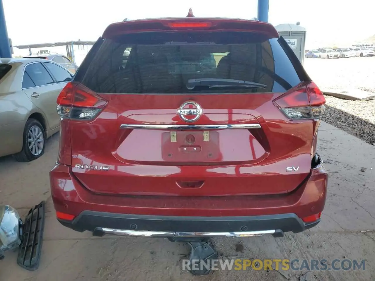 6 Photograph of a damaged car 5N1AT2MT9KC766964 NISSAN ROGUE 2019