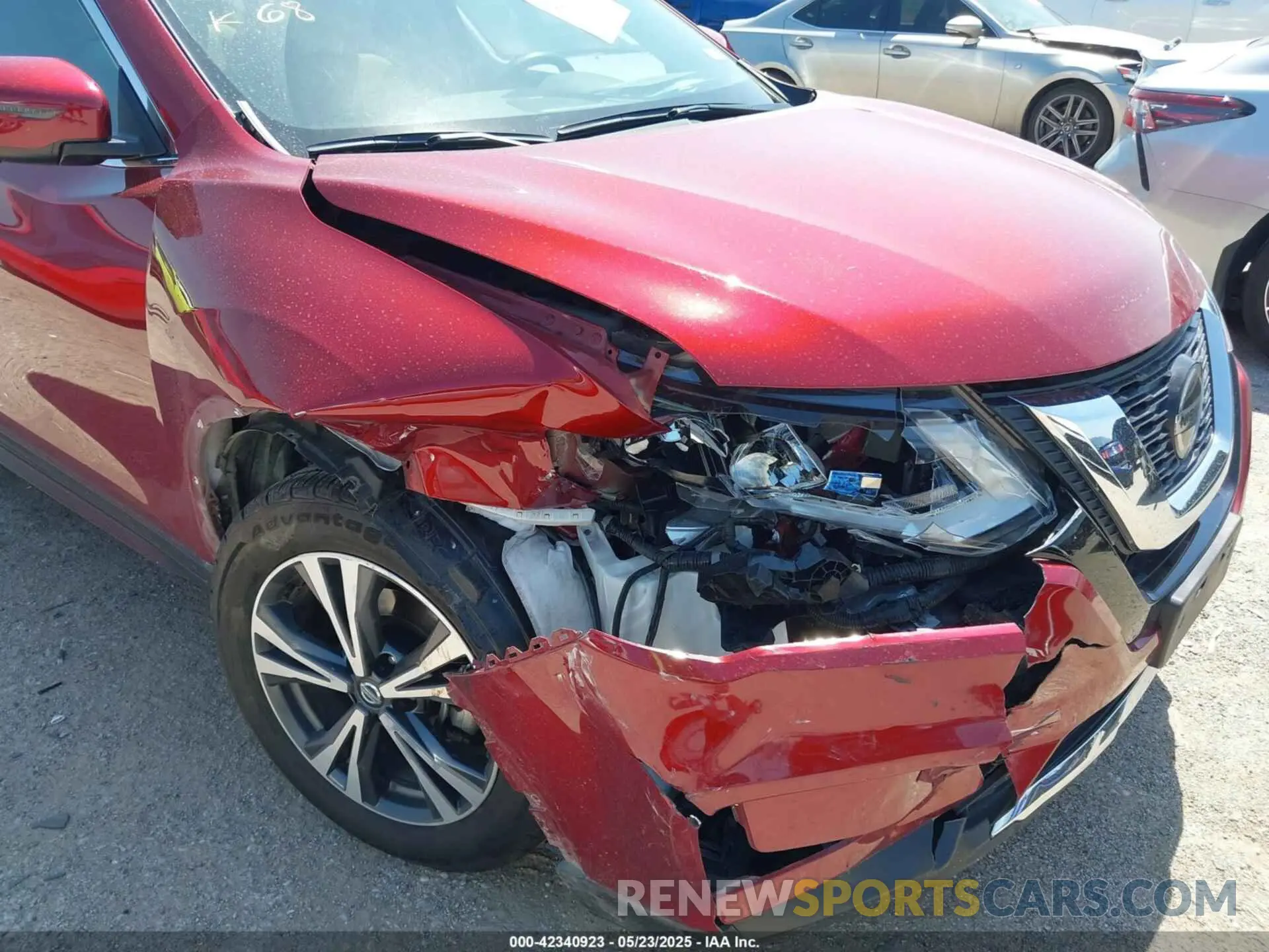 6 Photograph of a damaged car 5N1AT2MTXKC733228 NISSAN ROGUE 2019