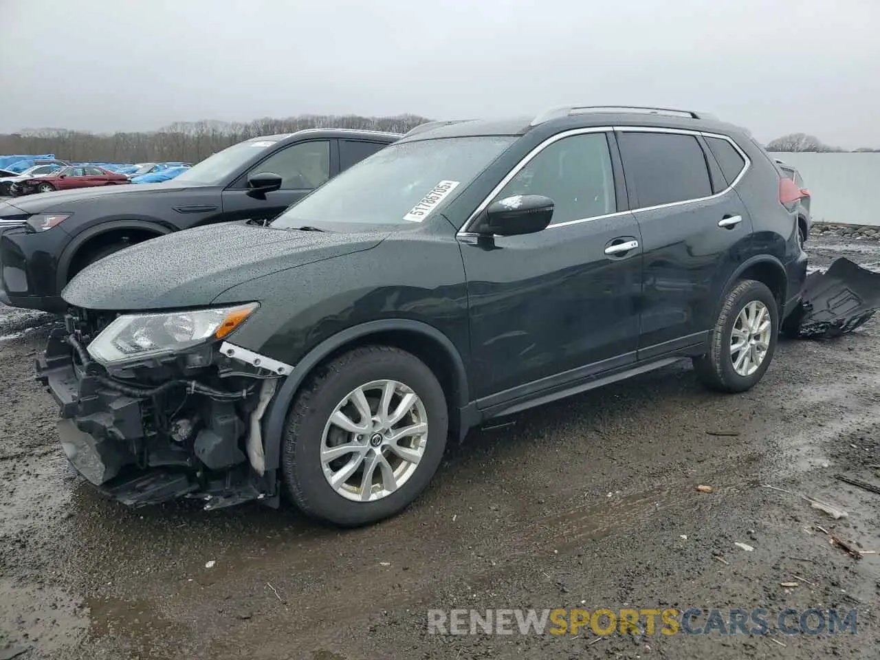 1 Photograph of a damaged car 5N1AT2MV0KC716987 NISSAN ROGUE 2019